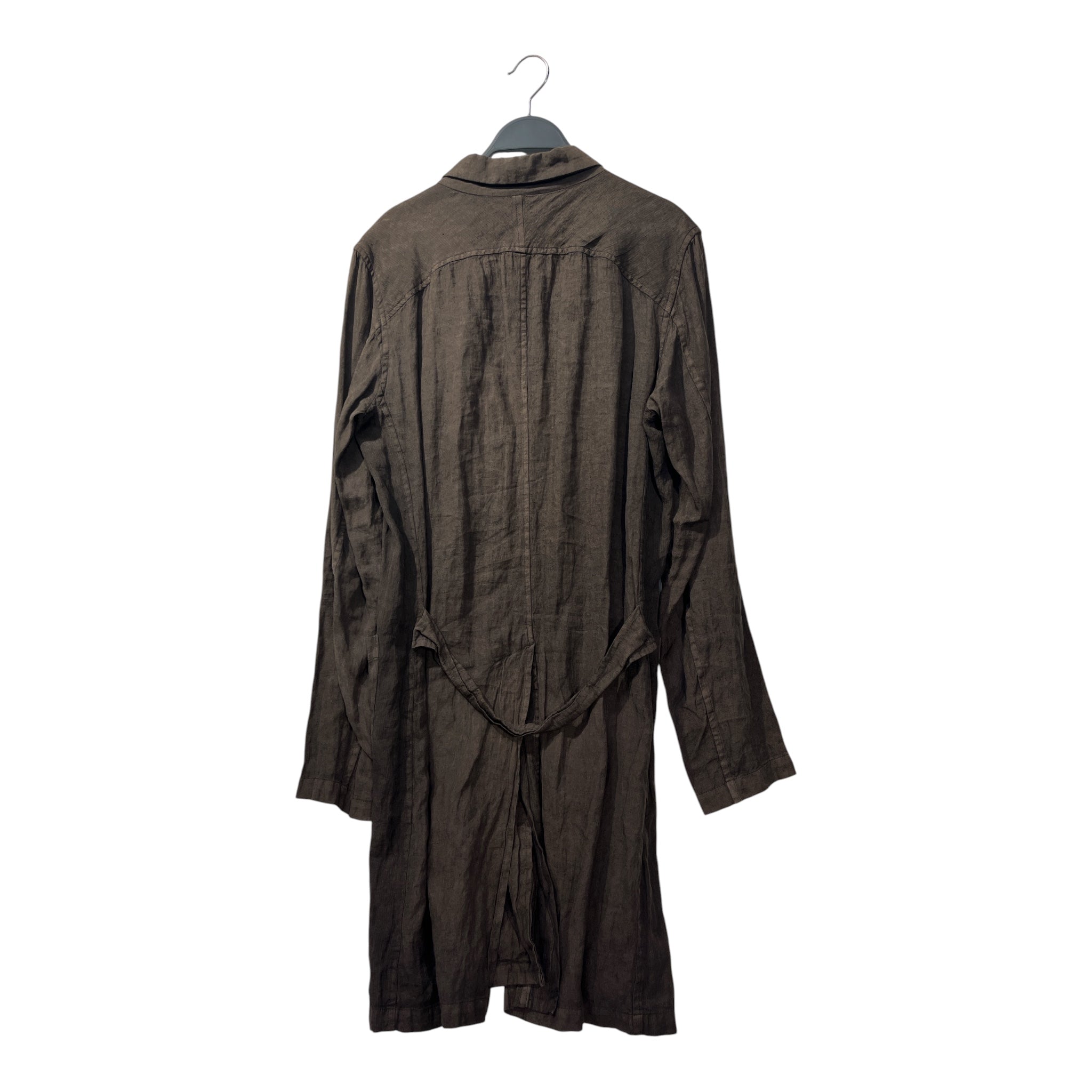 KAZUYUKI KUMAGAI ATTACHMENT/LS Shirt/2/Linen/BRW/BUTTON UP view 2