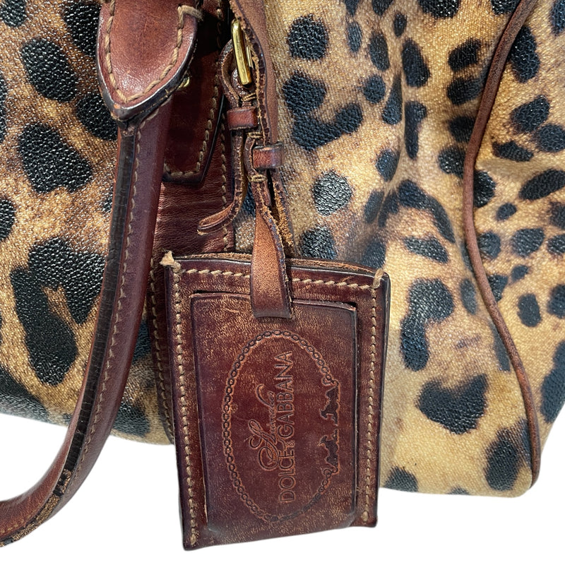 DOLCE&GABBANA/Hand Bag/Leopard/BRW/