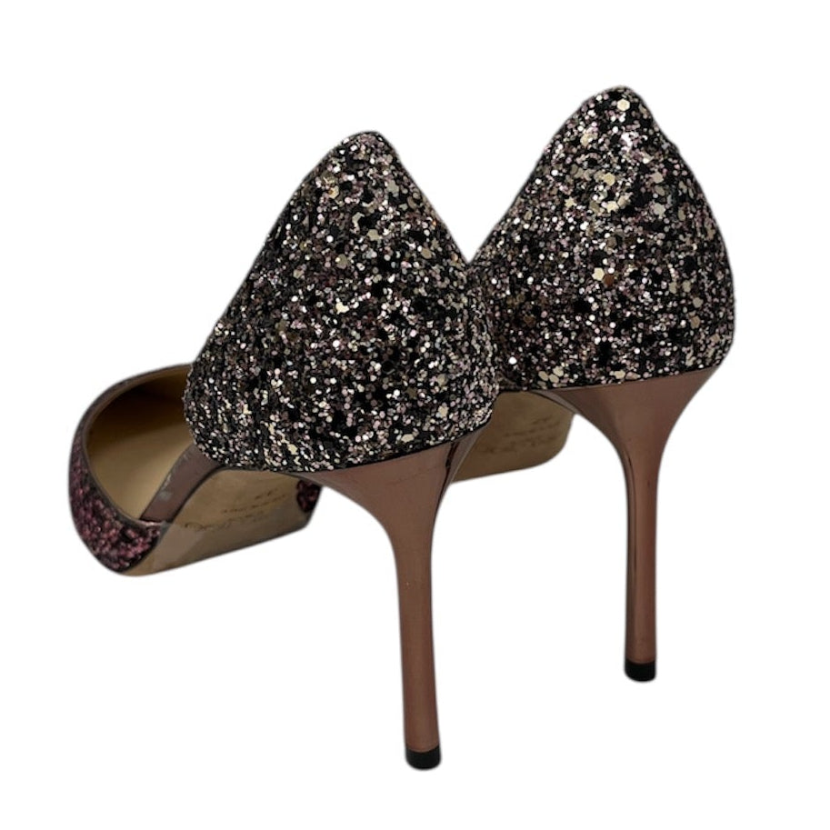 JIMMY CHOO/Heels/EU 37/Glitter/Leather/PNK/LOVE 85 D'ORSAY PUMP view 2