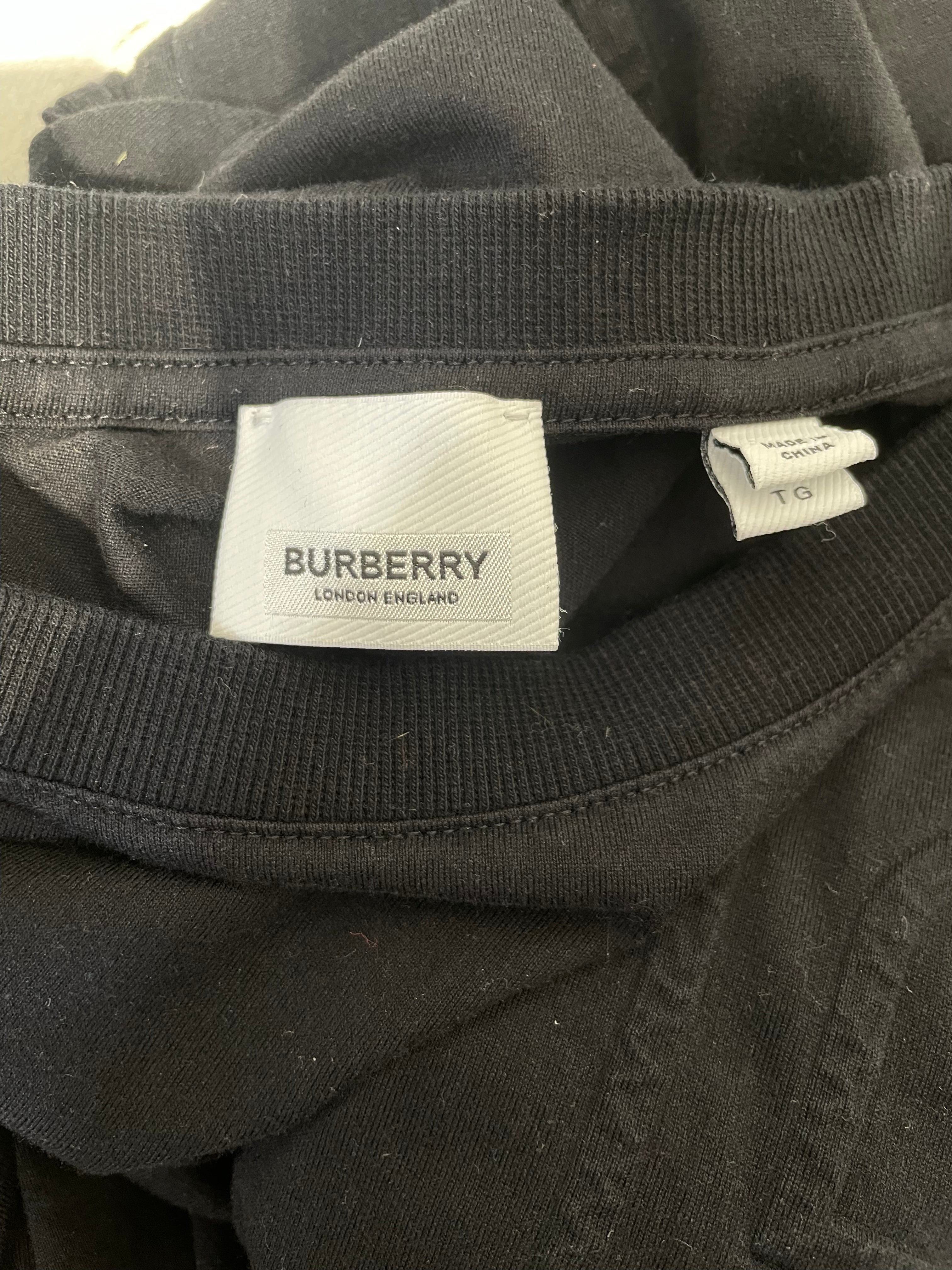 BURBERRY LONDON/T-Shirt/XL/Cotton/BLK/Graphic/ view 3