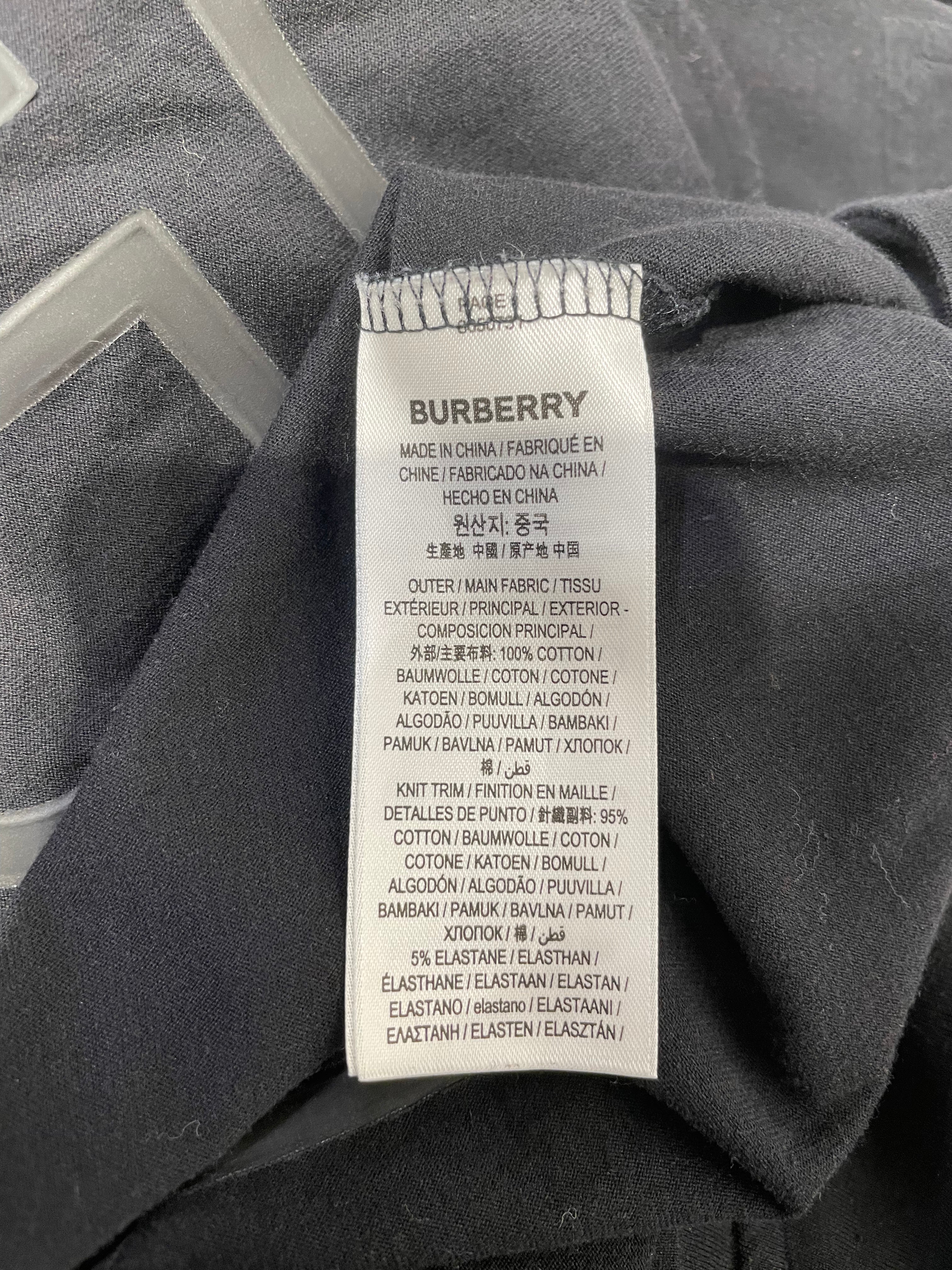 BURBERRY LONDON/T-Shirt/XL/Cotton/BLK/Graphic/ view 4