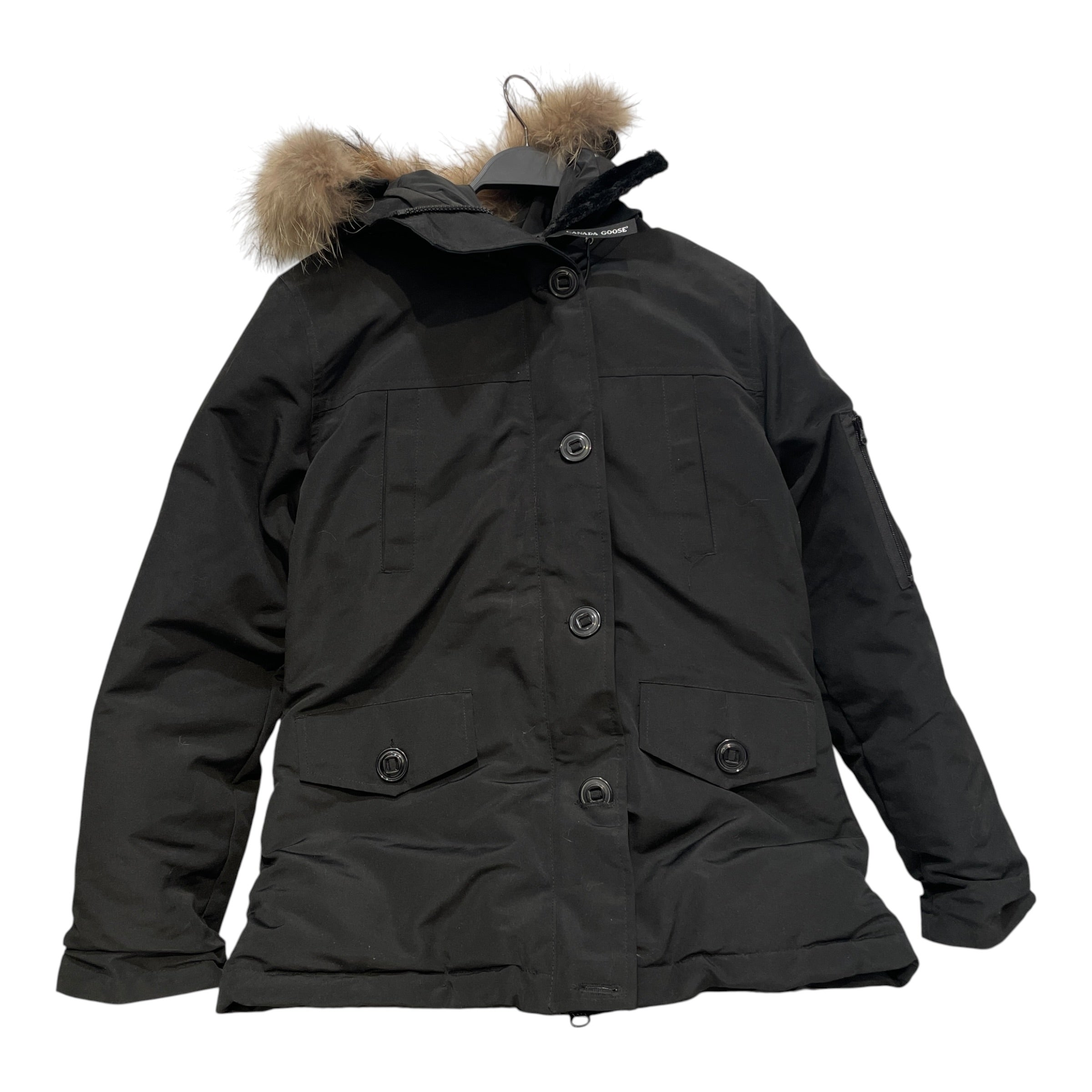 CANADA GOOSE/Mountain Parka/S/Nylon/BLK/Montebello Parka Zip-up view 1