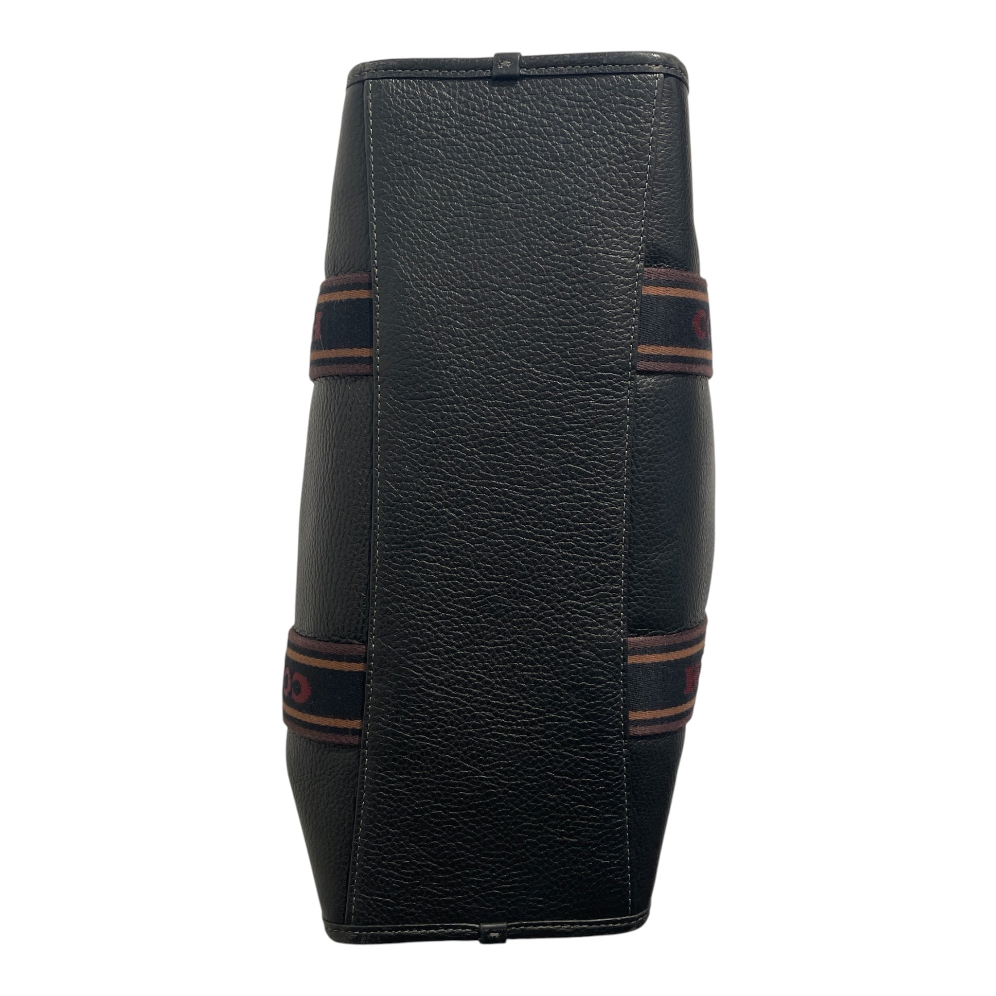 COACH/Hand Bag/Leather/BLK/SMITH TOTE view 3