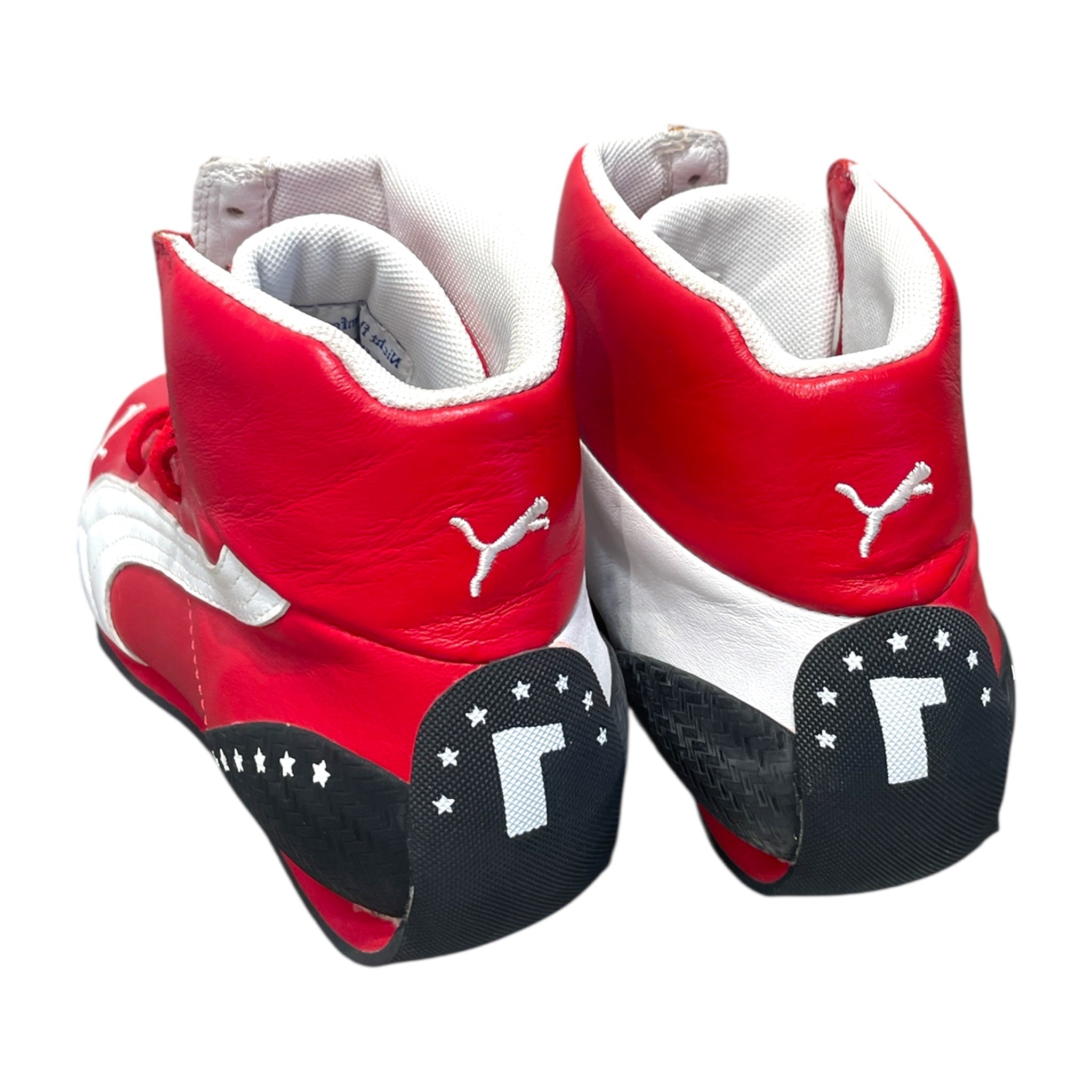 PUMA/Hi-Sneakers/US 8/Stripe/Leather/RED/Ferrari Speedcat view 2