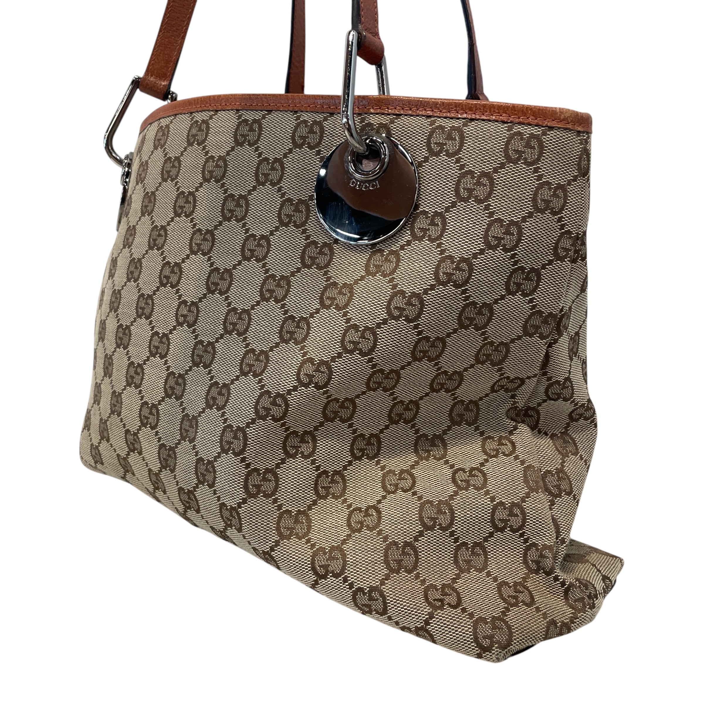 GUCCI/Tote Bag/Monogram/Cotton/BRW/Eclipse view 6