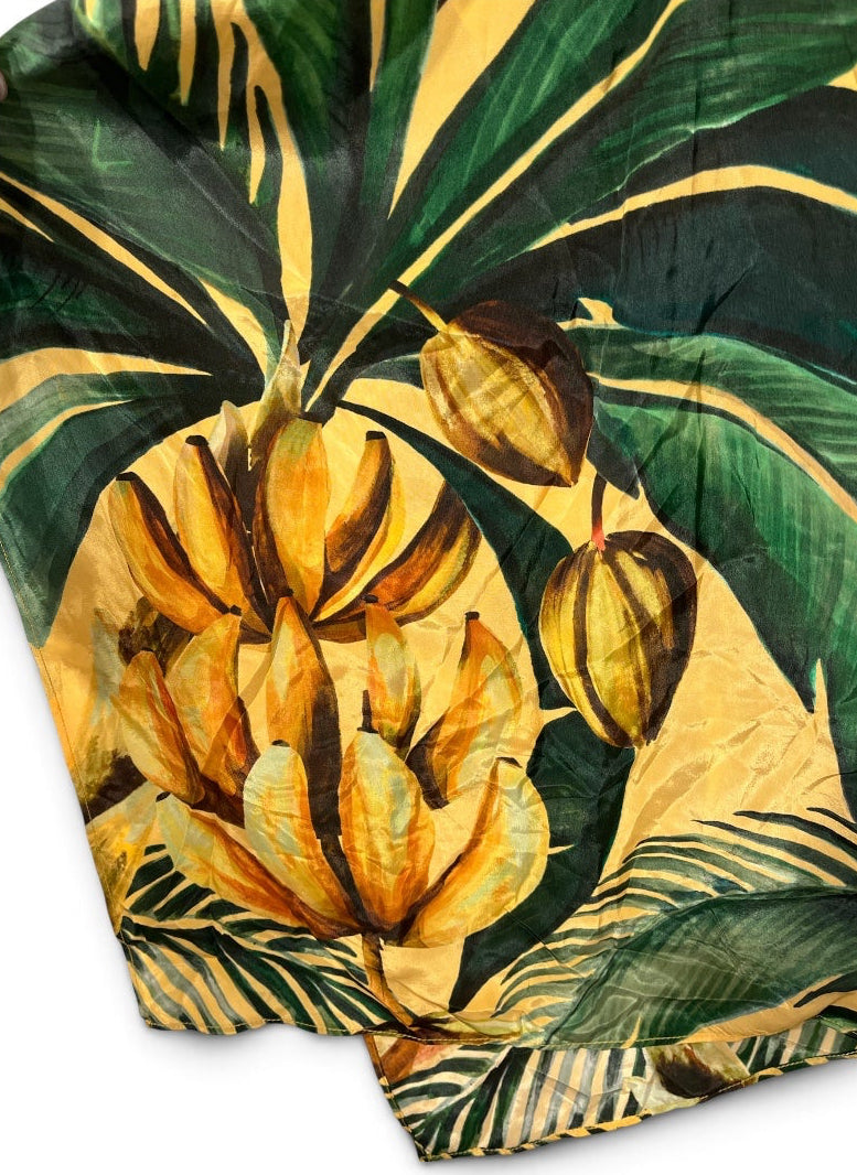 FARM Rio/Suits/S/Floral Pattern/Cotton/YEL/BANANA YELLOW KIMONO view 6