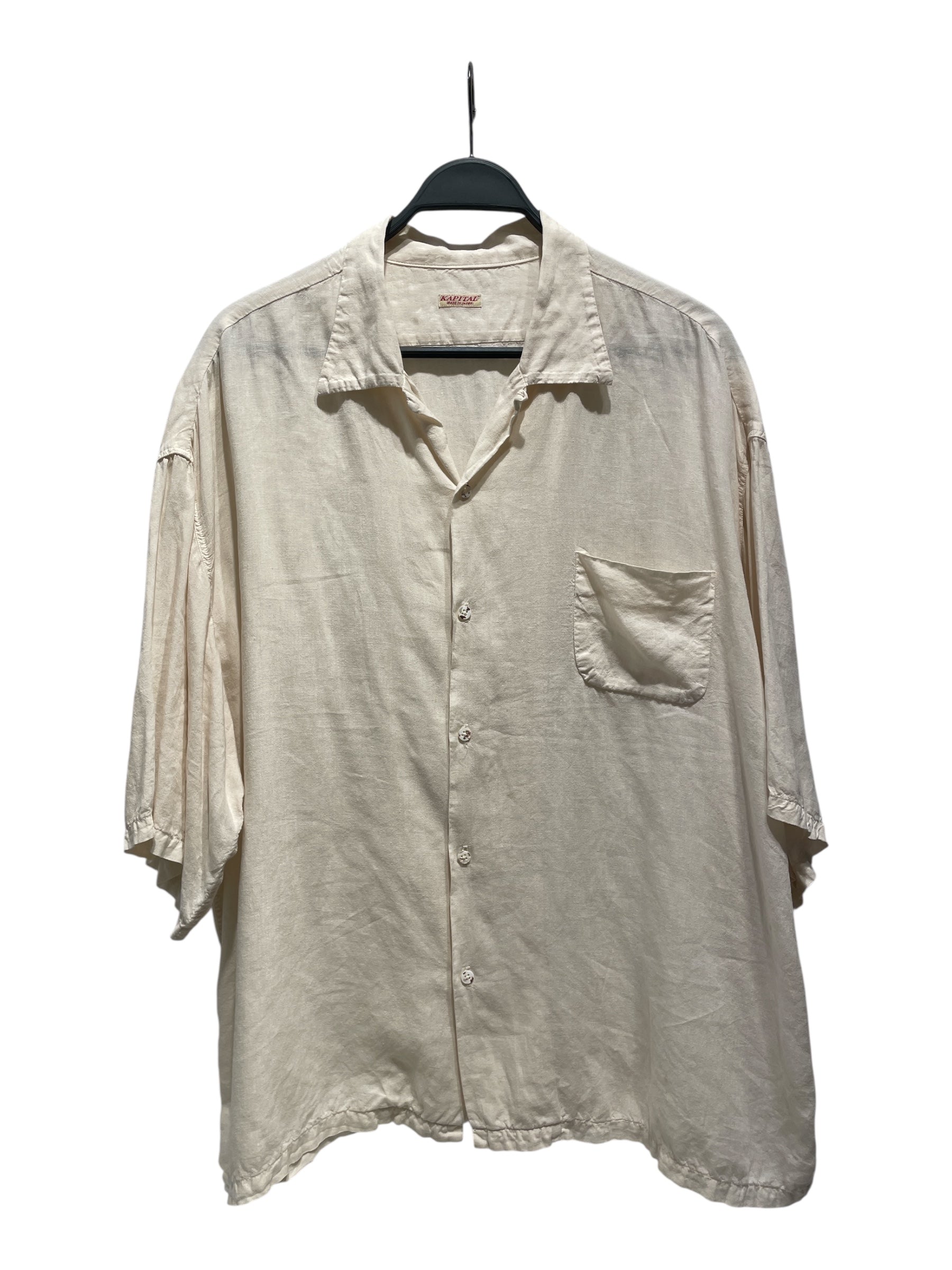 KAPITAL/Shirt/3/Cotton/CRM/POCKET ON SIDE OVERSISED view 1