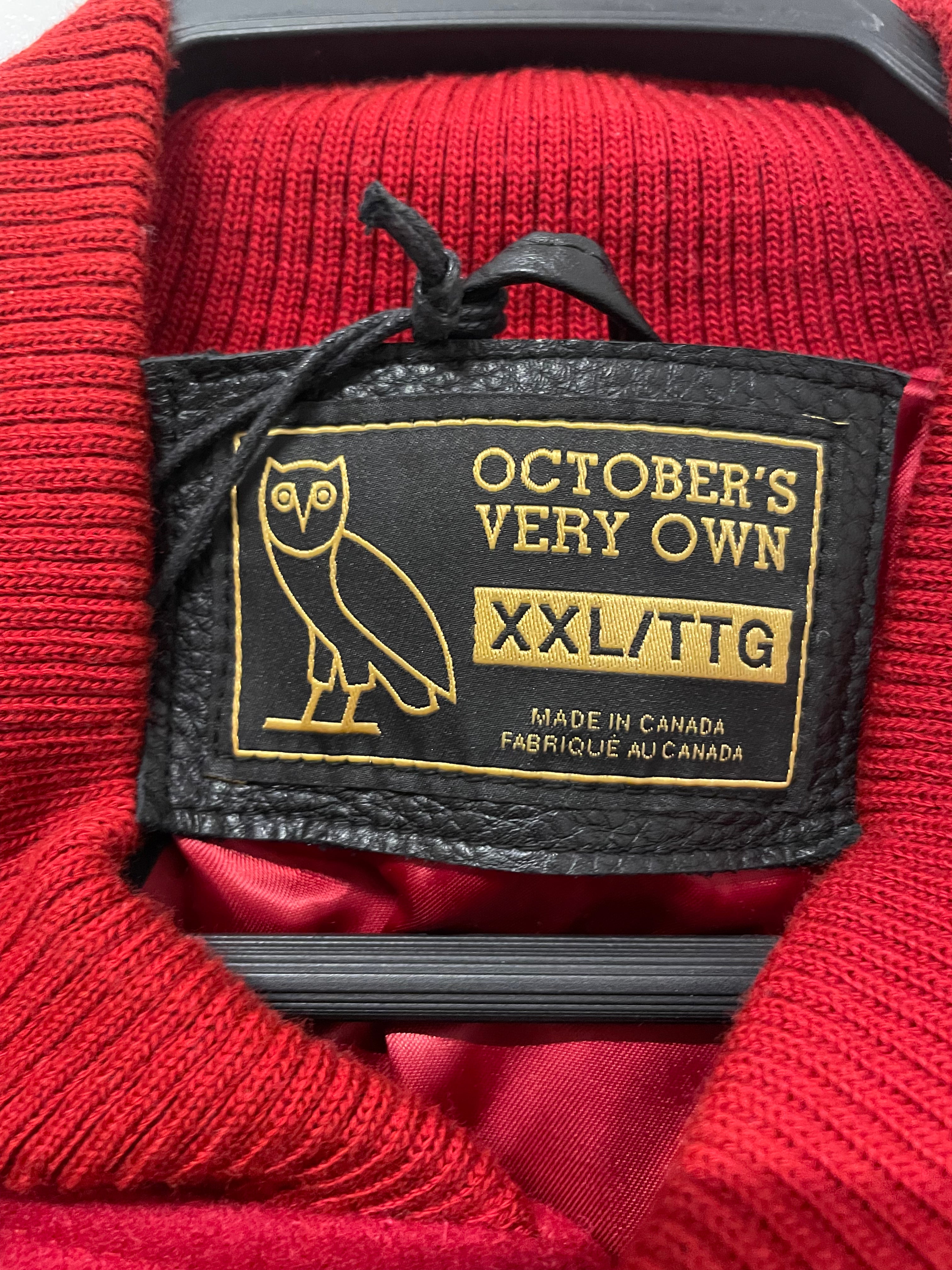 OCTOBERS VERY OWN(OVO)/NBA/Souvenir Jkt/XXL/Wool/RED/MIAMI HEAT view 3
