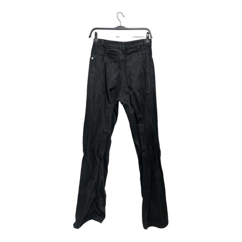 ECKHAUS LATTA/Wide Leg Pants/28/Cotton/BLK/