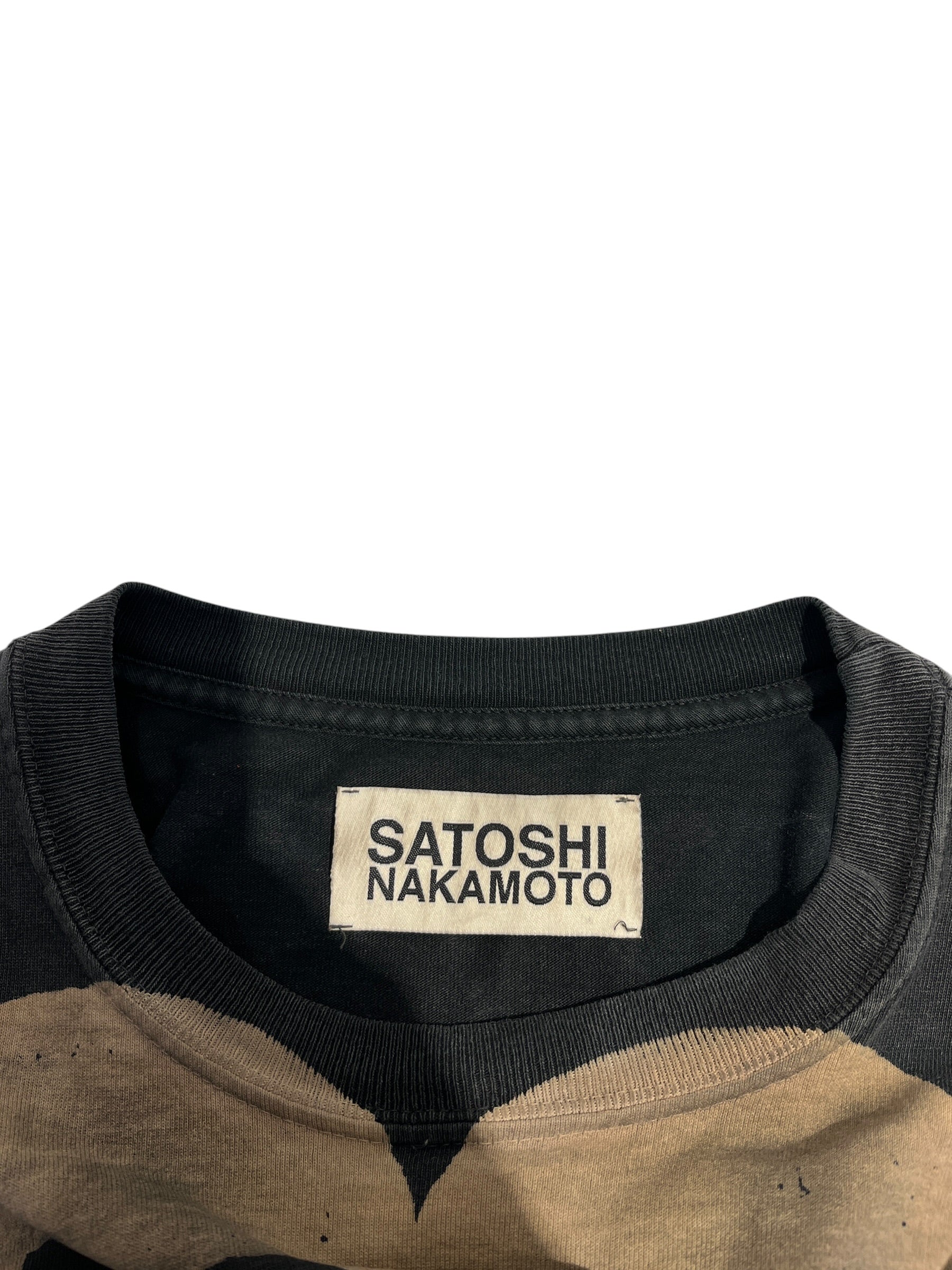 SATOSHI NAKAMOTO/T-Shirt/L/Cotton/BLK/LOSTBOYSTEE view 3
