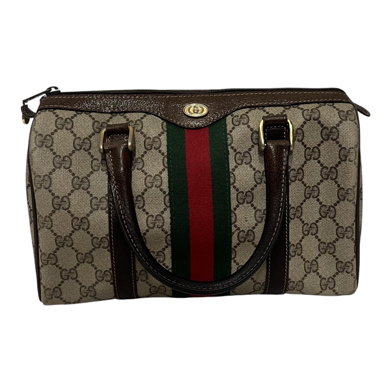 GUCCI/Hand Bag/All Over Print/Leather/BRW/GG Monogram Ophelia Boston view 1