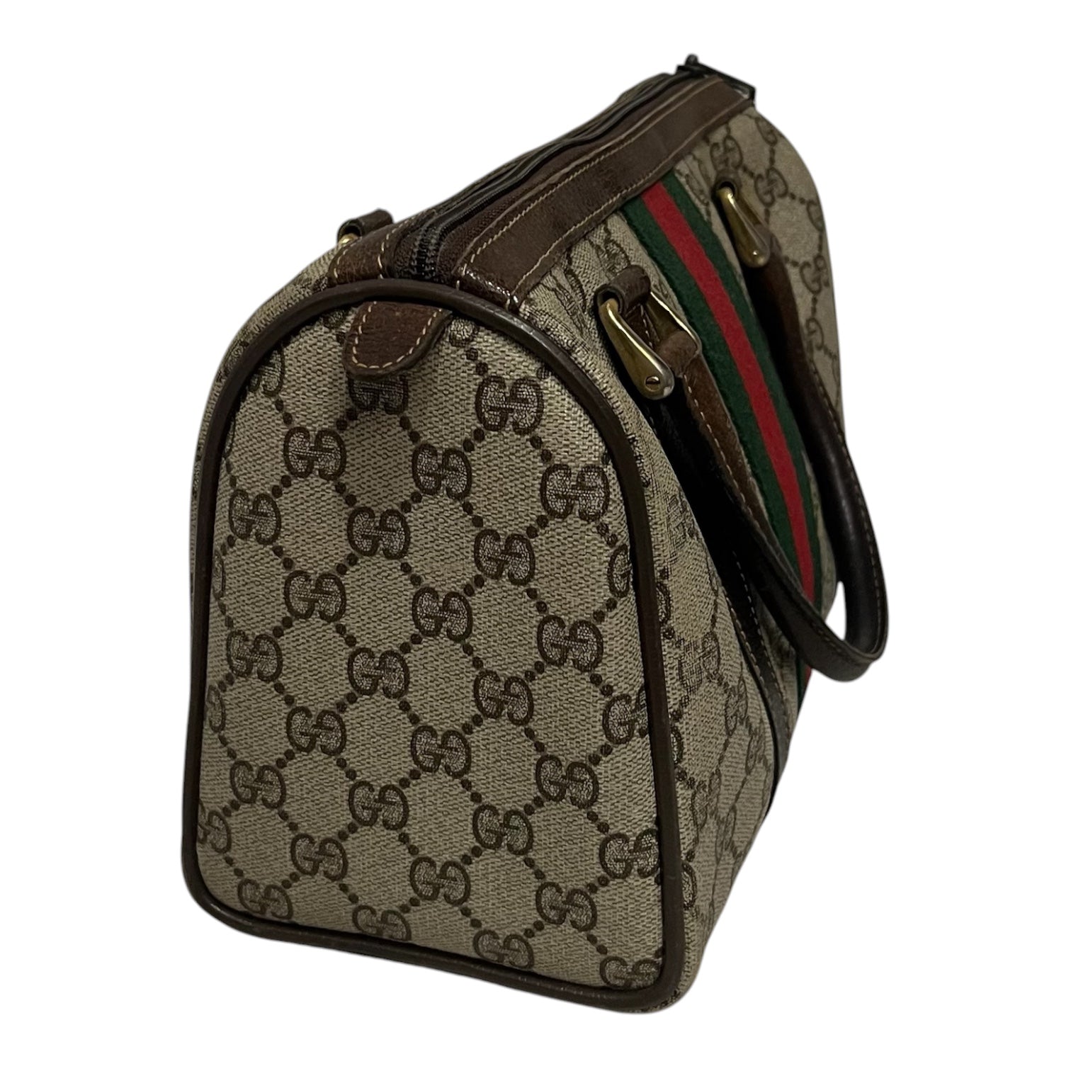 GUCCI/Hand Bag/All Over Print/Leather/BRW/GG Monogram Ophelia Boston view 3