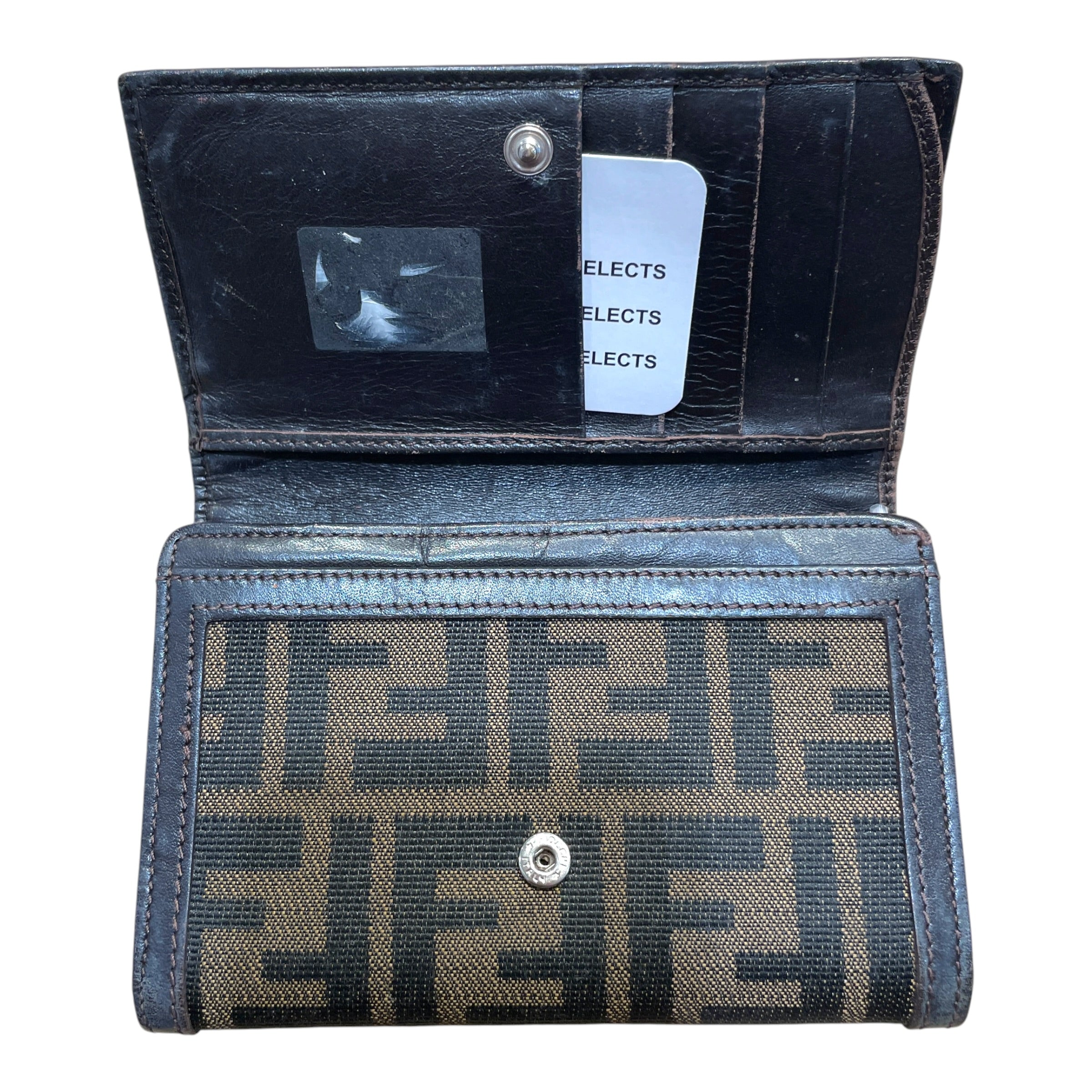 FENDI/Wallet/Monogram/Cotton/BRW/Zucca Monogram Wallet view 5