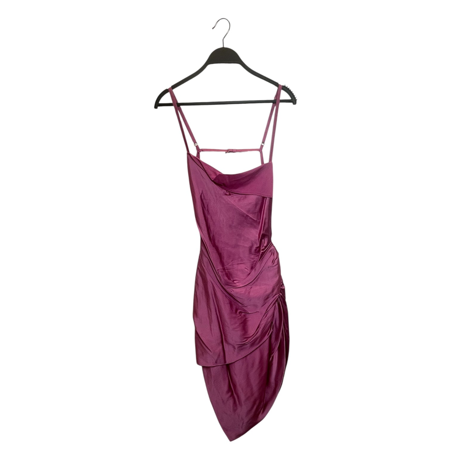 JACQUEMUS/SL Dress/34/Rayon/PNK/Midi Length/LE SPLASH | LEFT SIDE SCRUNCHS view 1