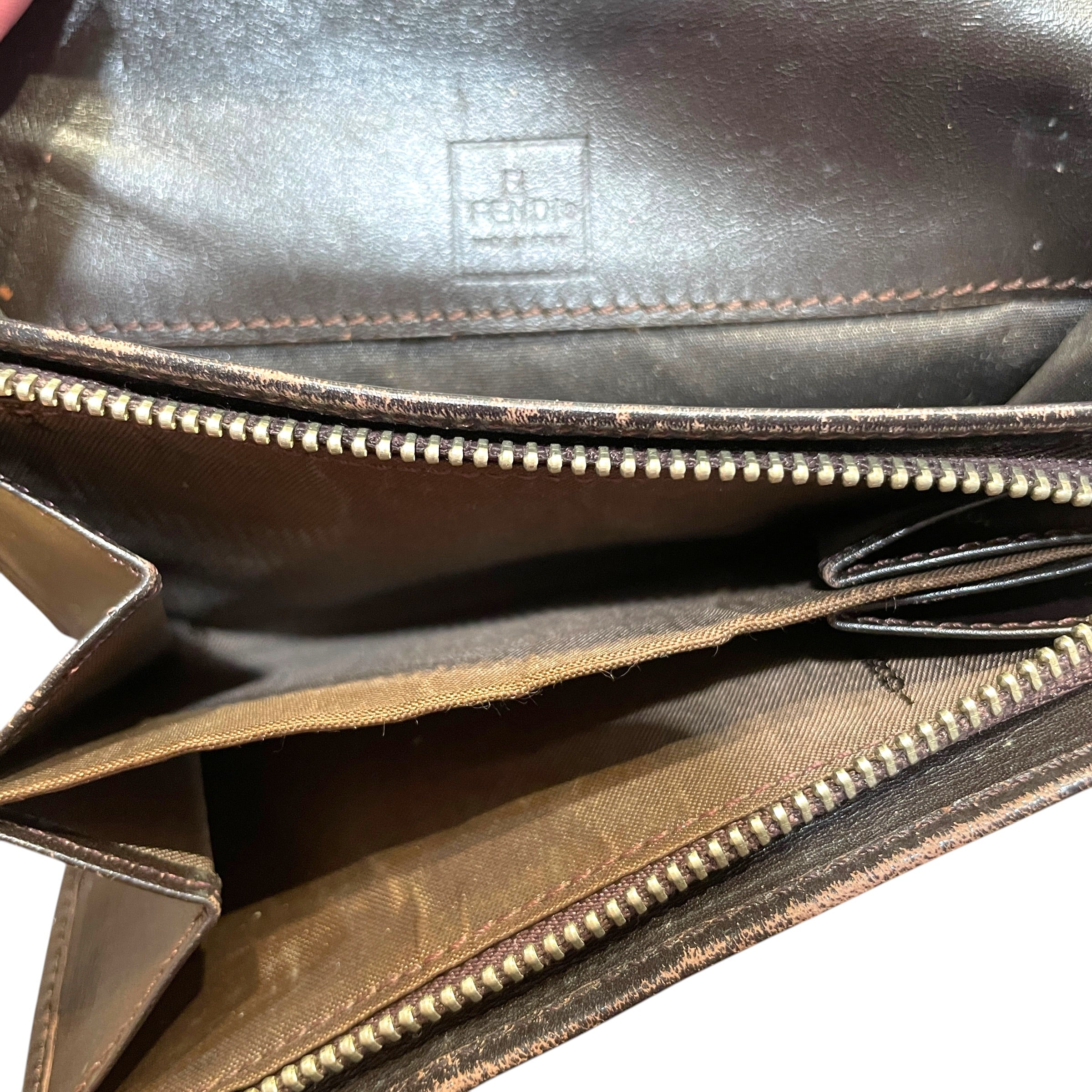 FENDI/Wallet/Monogram/Cotton/BRW/Zucca Monogram Wallet view 6