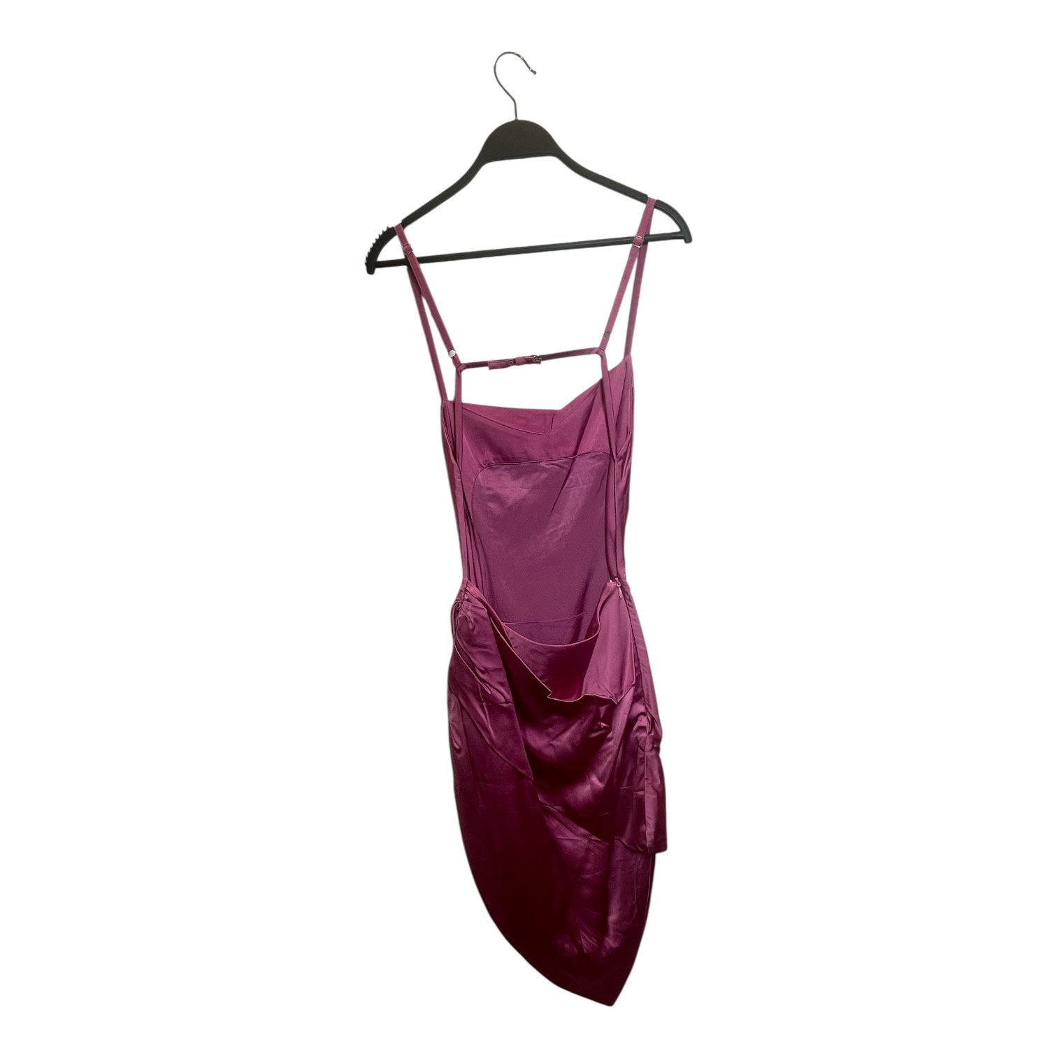 JACQUEMUS/SL Dress/34/Rayon/PNK/Midi Length/LE SPLASH | LEFT SIDE SCRUNCHS view 2