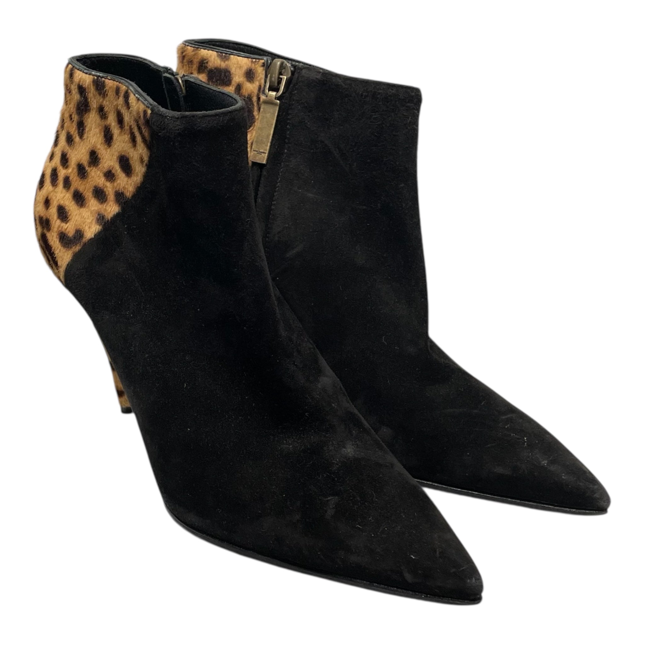 SAINT LAURENT/Heels/EU 37/Animal Pattern/BLK/PONY HAIR CHEETA PRINT view 1