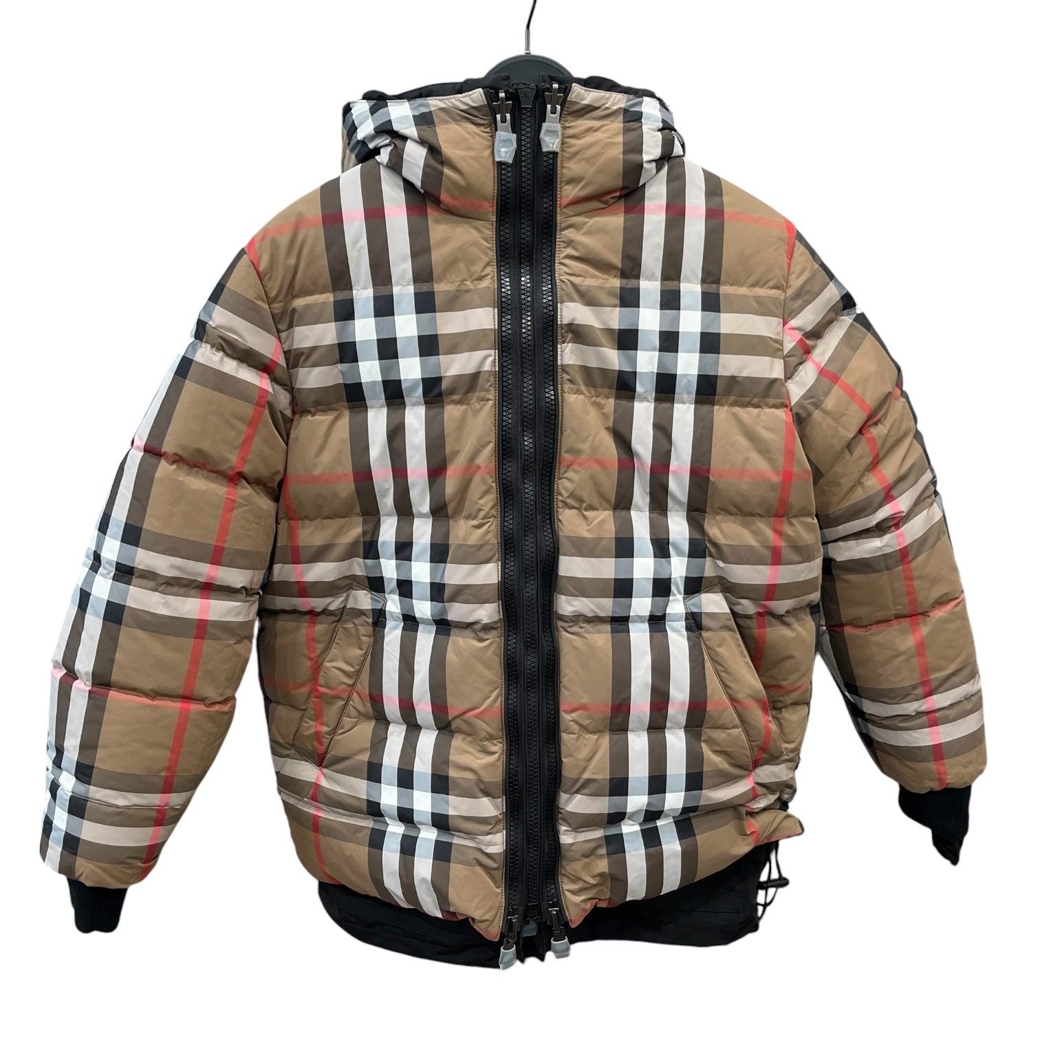 BURBERRY/Puffer Jkt/S/BLK/BARNSFIELD REVISIBLE view 1