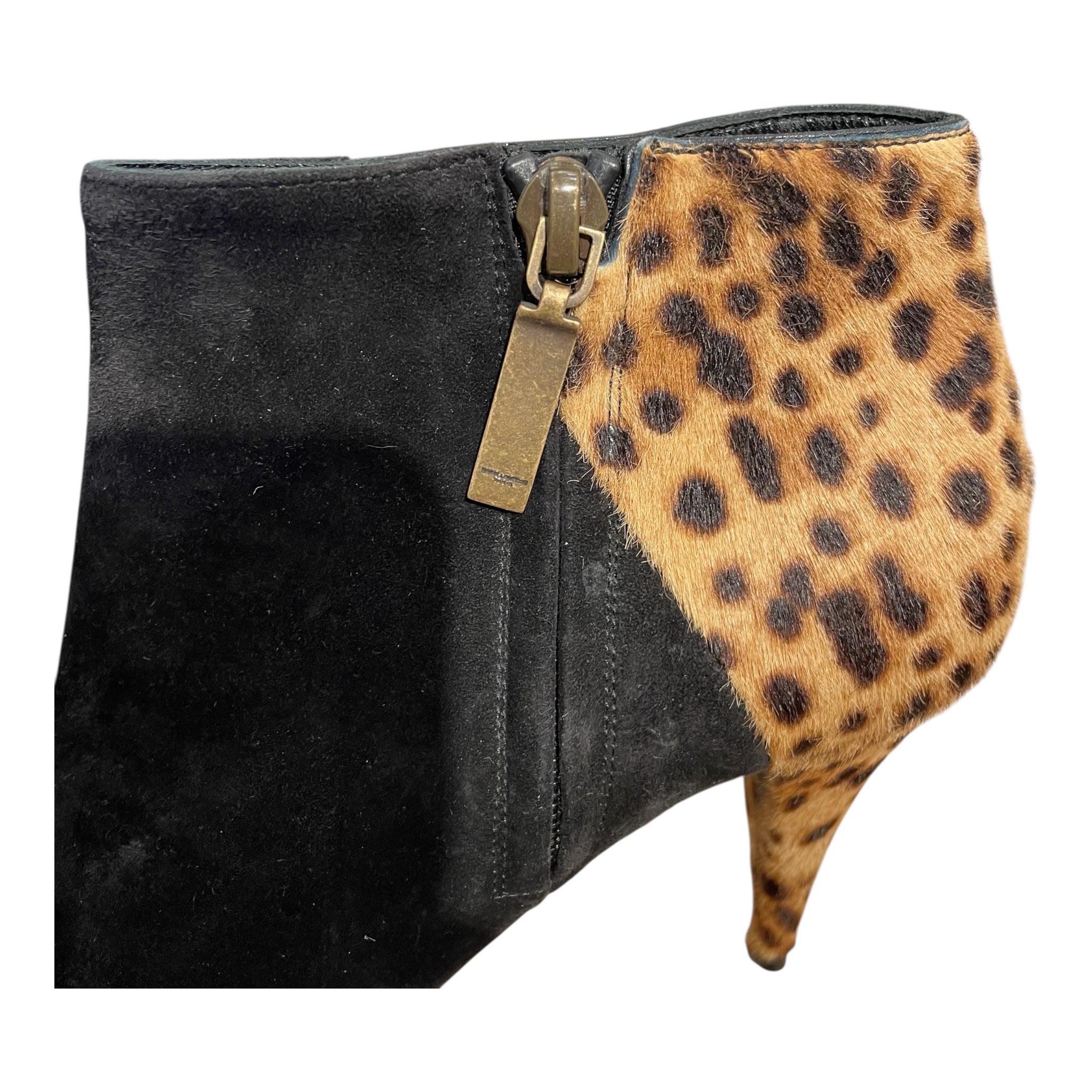 SAINT LAURENT/Heels/EU 37/Animal Pattern/BLK/PONY HAIR CHEETA PRINT view 4