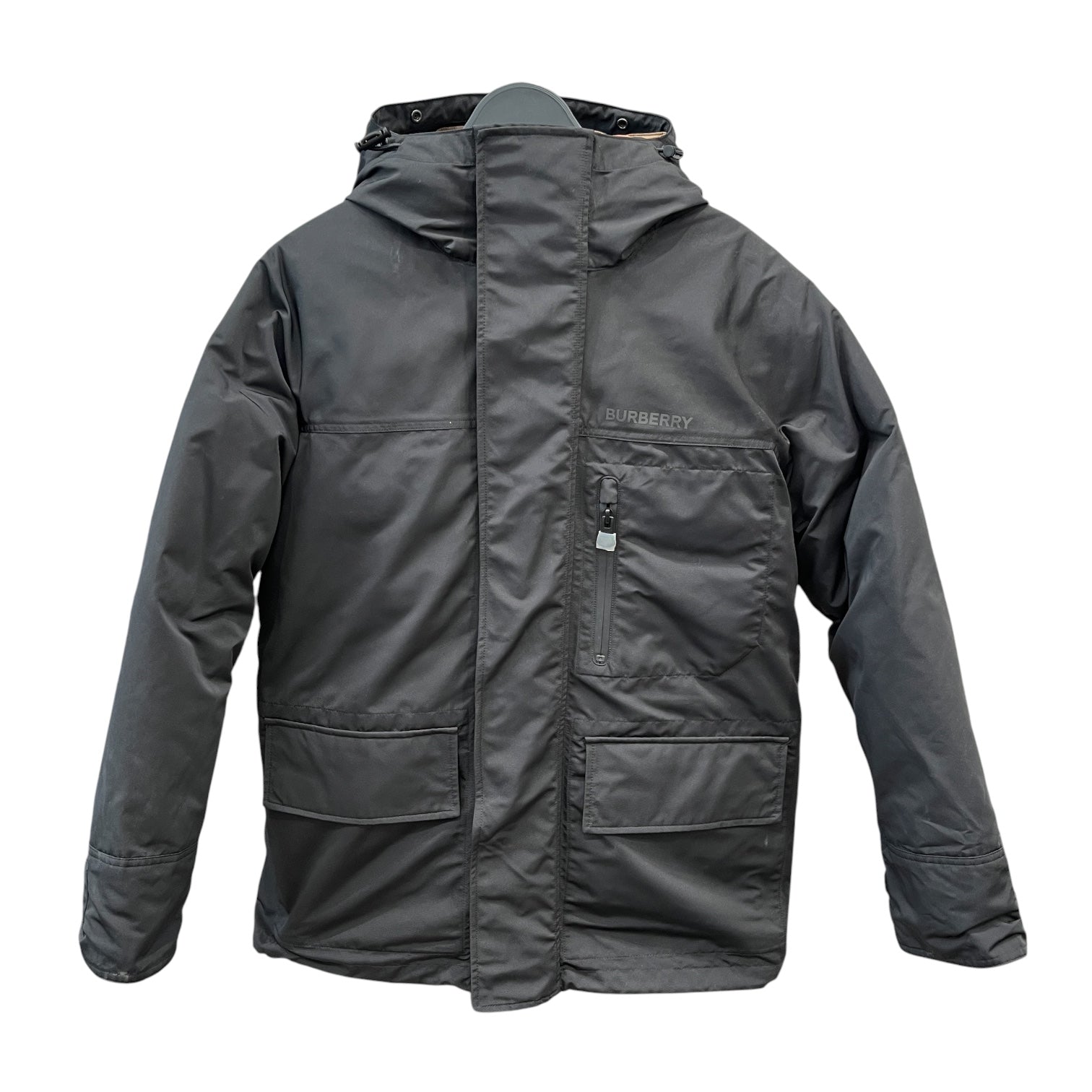 BURBERRY/Puffer Jkt/S/BLK/BARNSFIELD REVISIBLE view 3