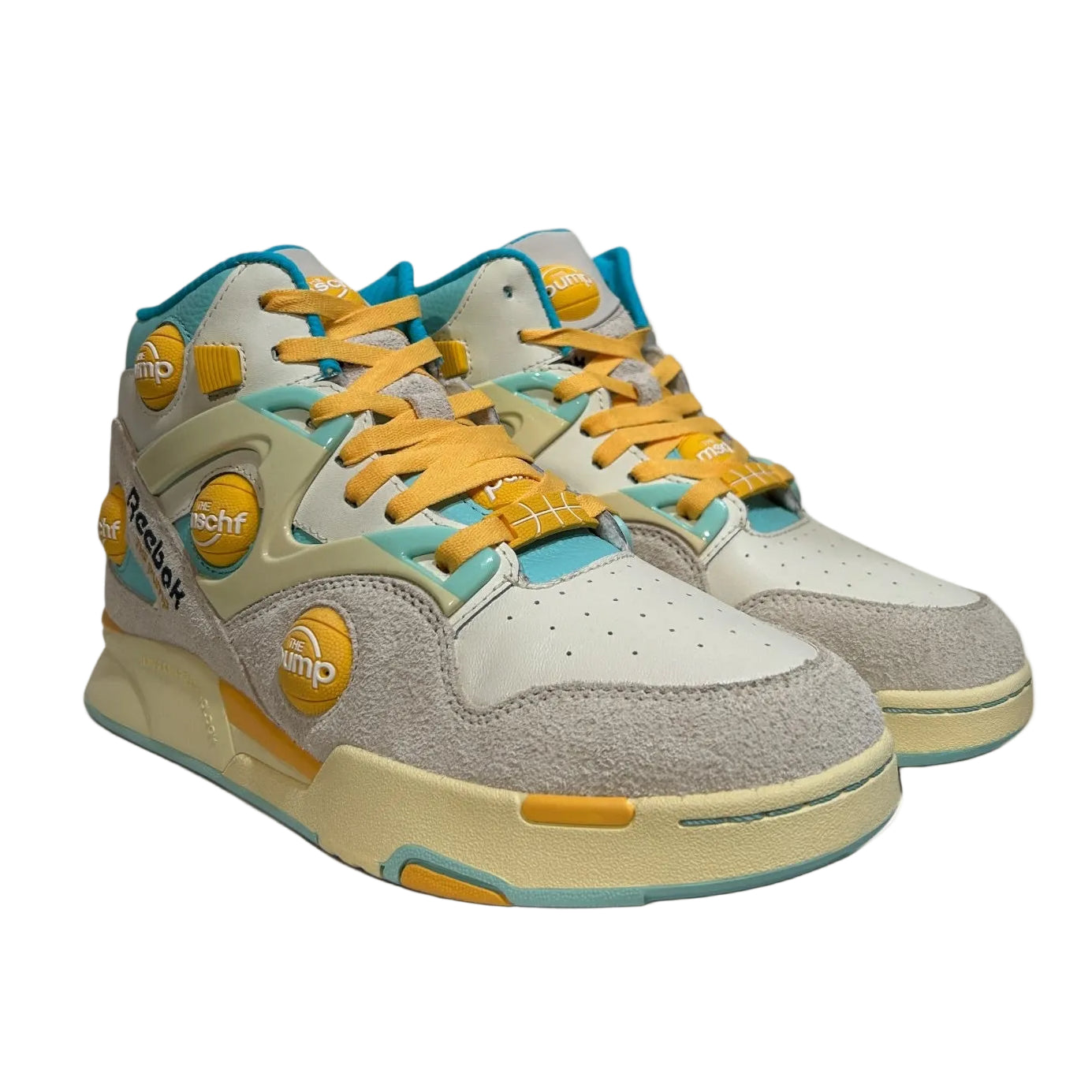 Reebok/MSCHF/Low-Sneakers/US 9/BLU/omni zone ix pump view 1
