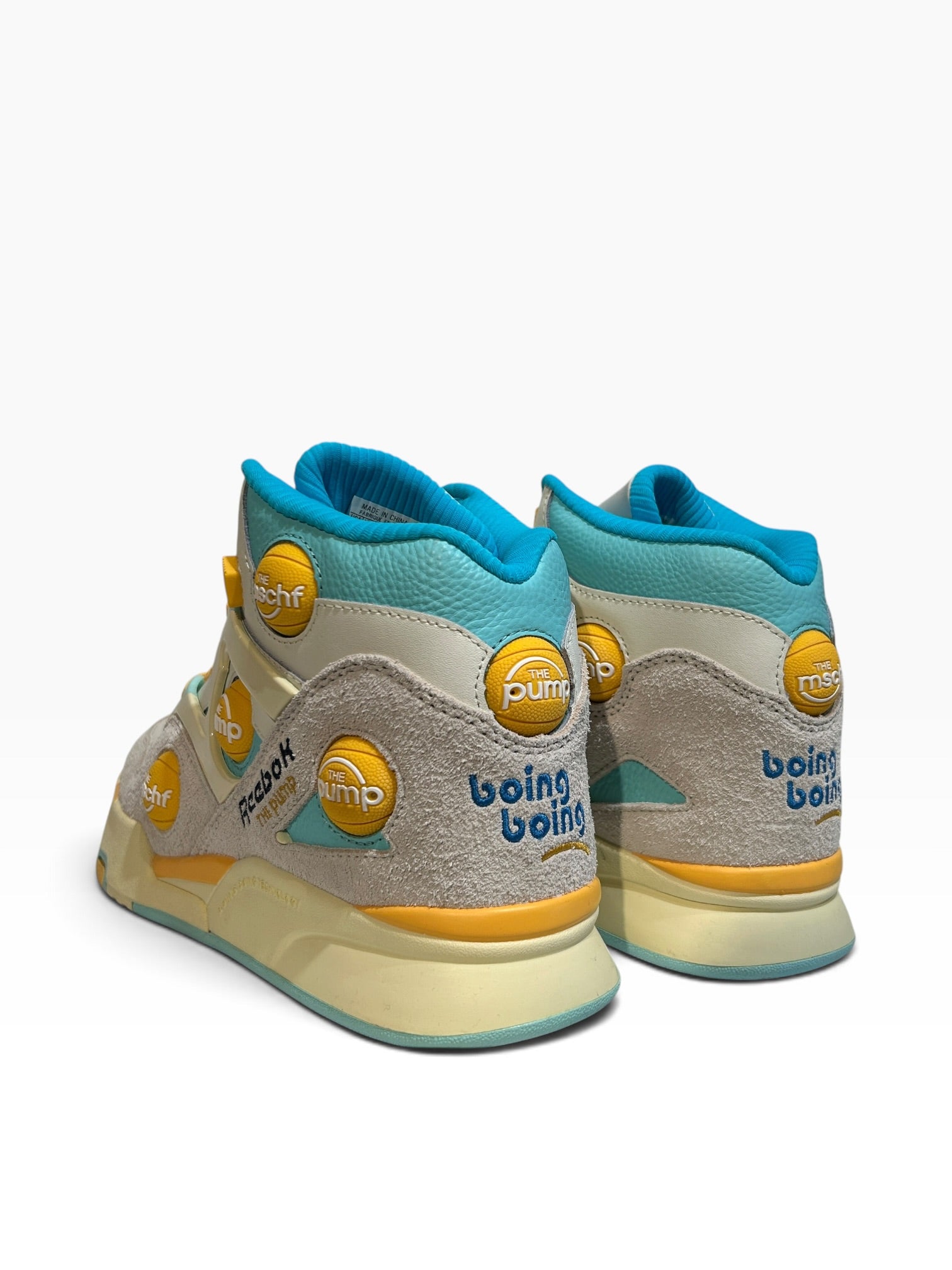 Reebok/MSCHF/Low-Sneakers/US 9/BLU/omni zone ix pump view 2