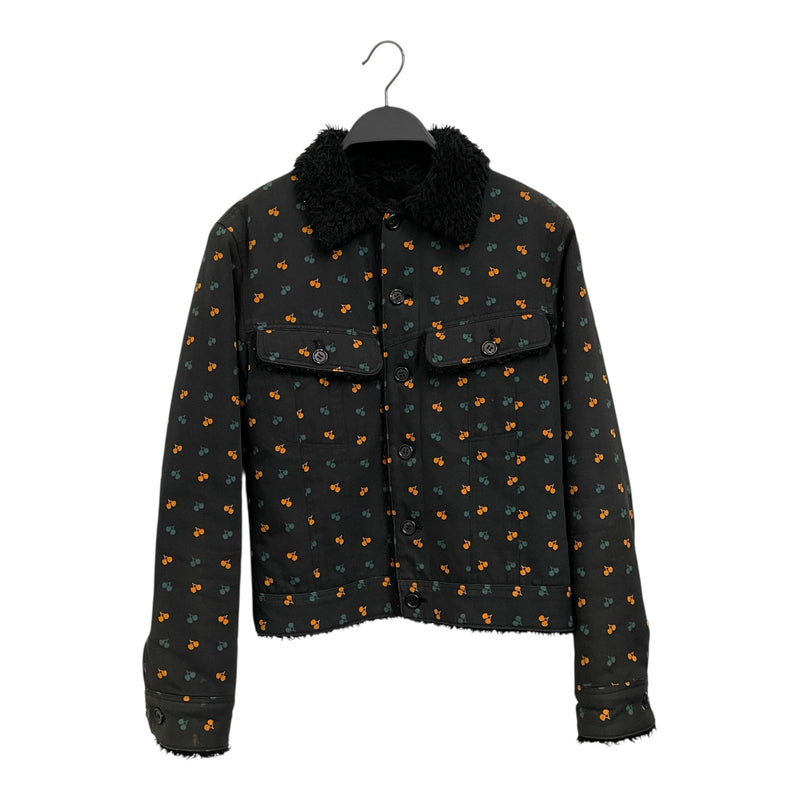 UNDERCOVER/Jacket/S/GRY/All Over Print/CHERRIES PAPER DOLL