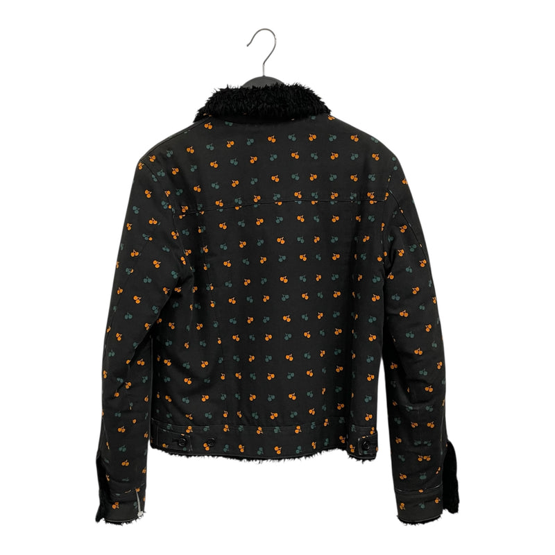 UNDERCOVER/Jacket/S/GRY/All Over Print/CHERRIES PAPER DOLL