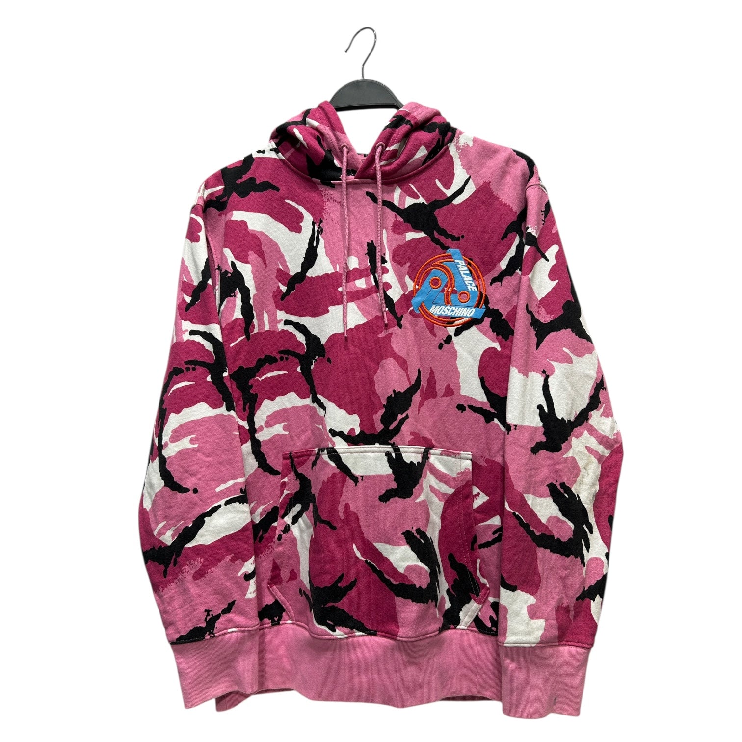 PALACE/MOSCHINO/Hoodie/L/Camouflage/Cotton/PNK/ view 1