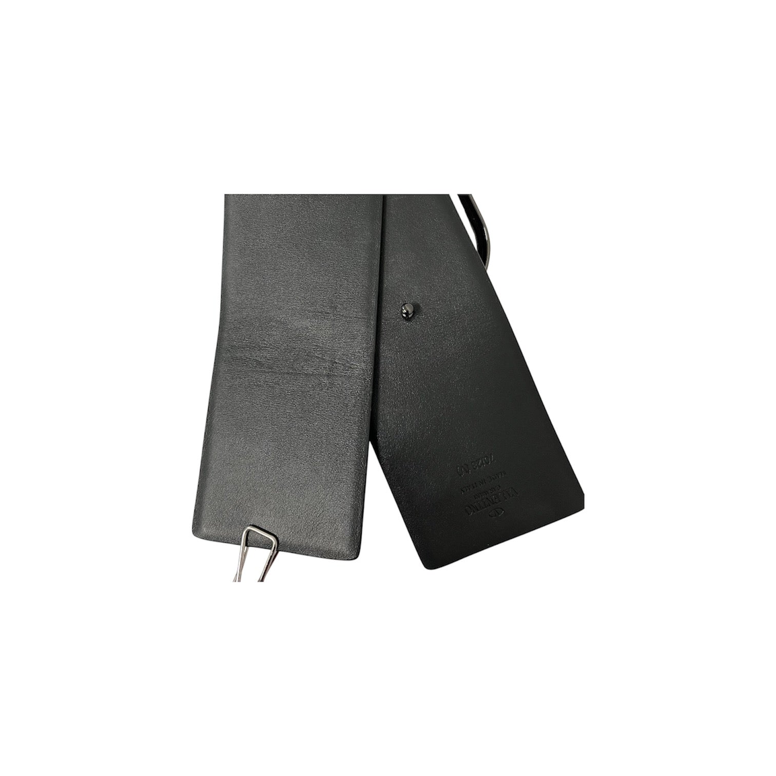 VALENTINO GARAVANI/Belt/Leather/BLK/BLACK 70 MM VLOGO SIGNATURE view 2