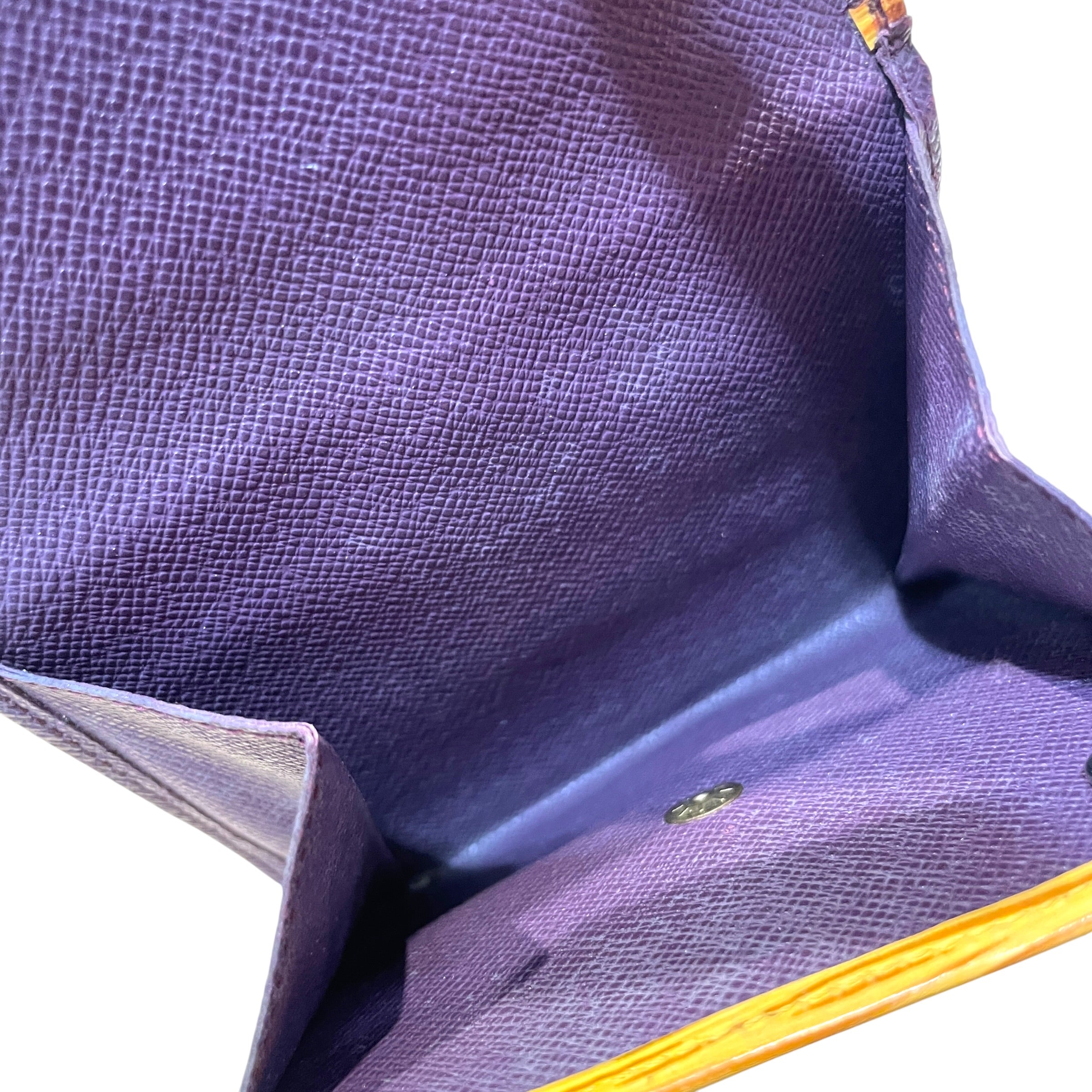 LOUIS VUITTON/Wallet/Leather/YEL/Epi Elise Trifold view 6
