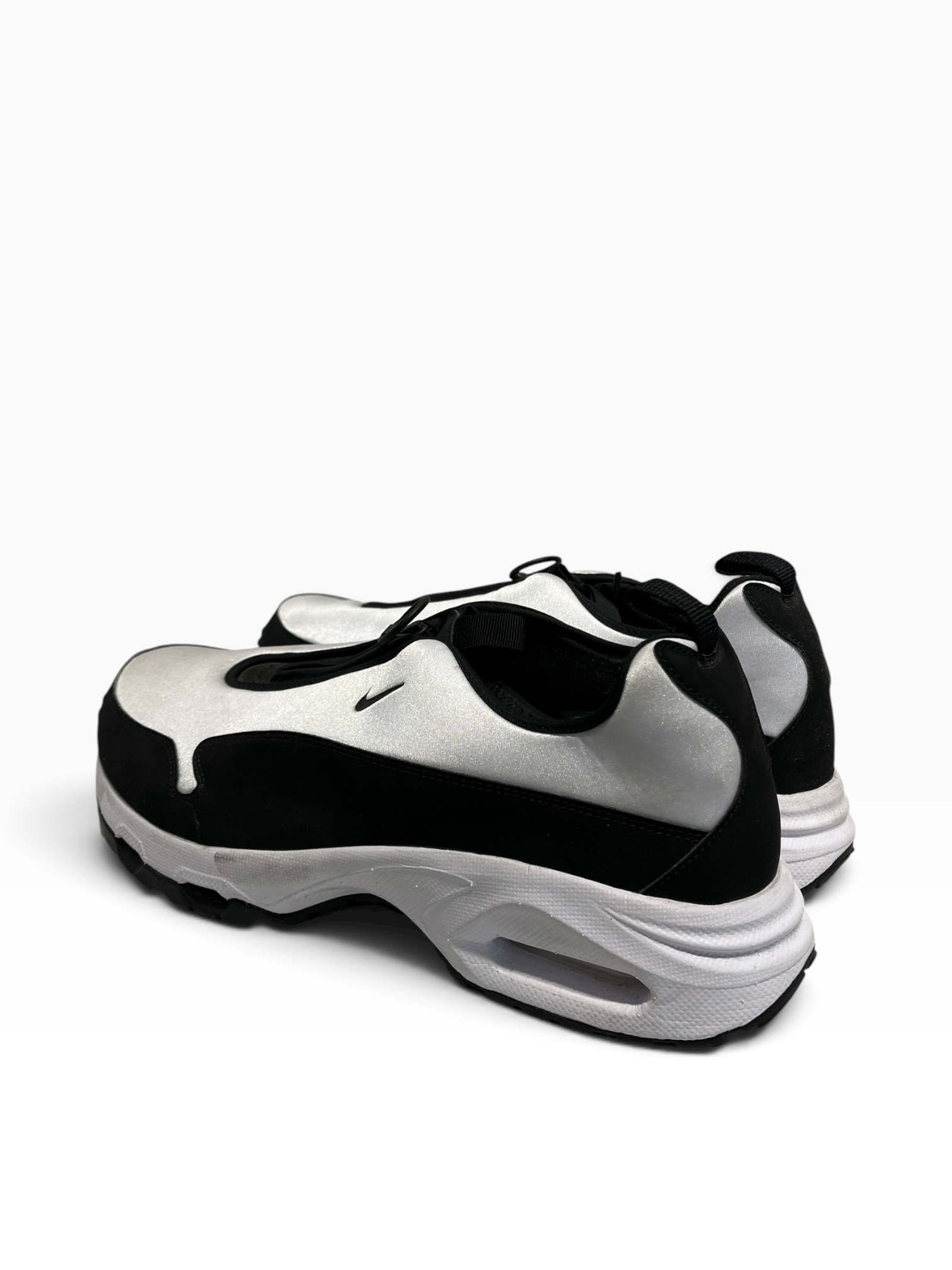 NIKE/COMME DES GARCONS HOMME PLUS X AIR SUNDER MAX/Low-Sneakers/US 14/SLV/DO8095-101 view 2