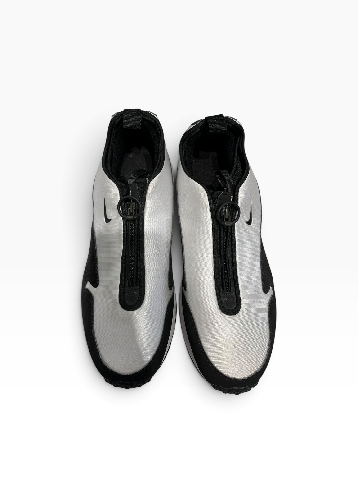 NIKE/COMME DES GARCONS HOMME PLUS X AIR SUNDER MAX/Low-Sneakers/US 14/SLV/DO8095-101 view 4