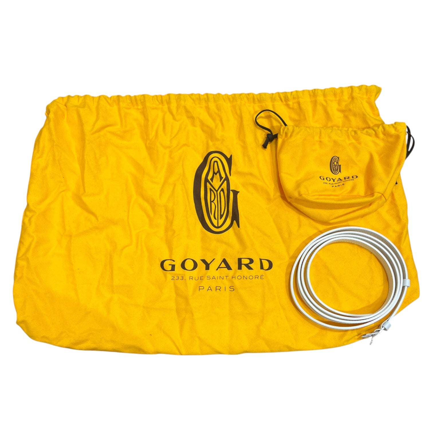 GOYARD/Cross Body Bag/Monogram/Leather/WHT/SAIGON MEDIUM view 5
