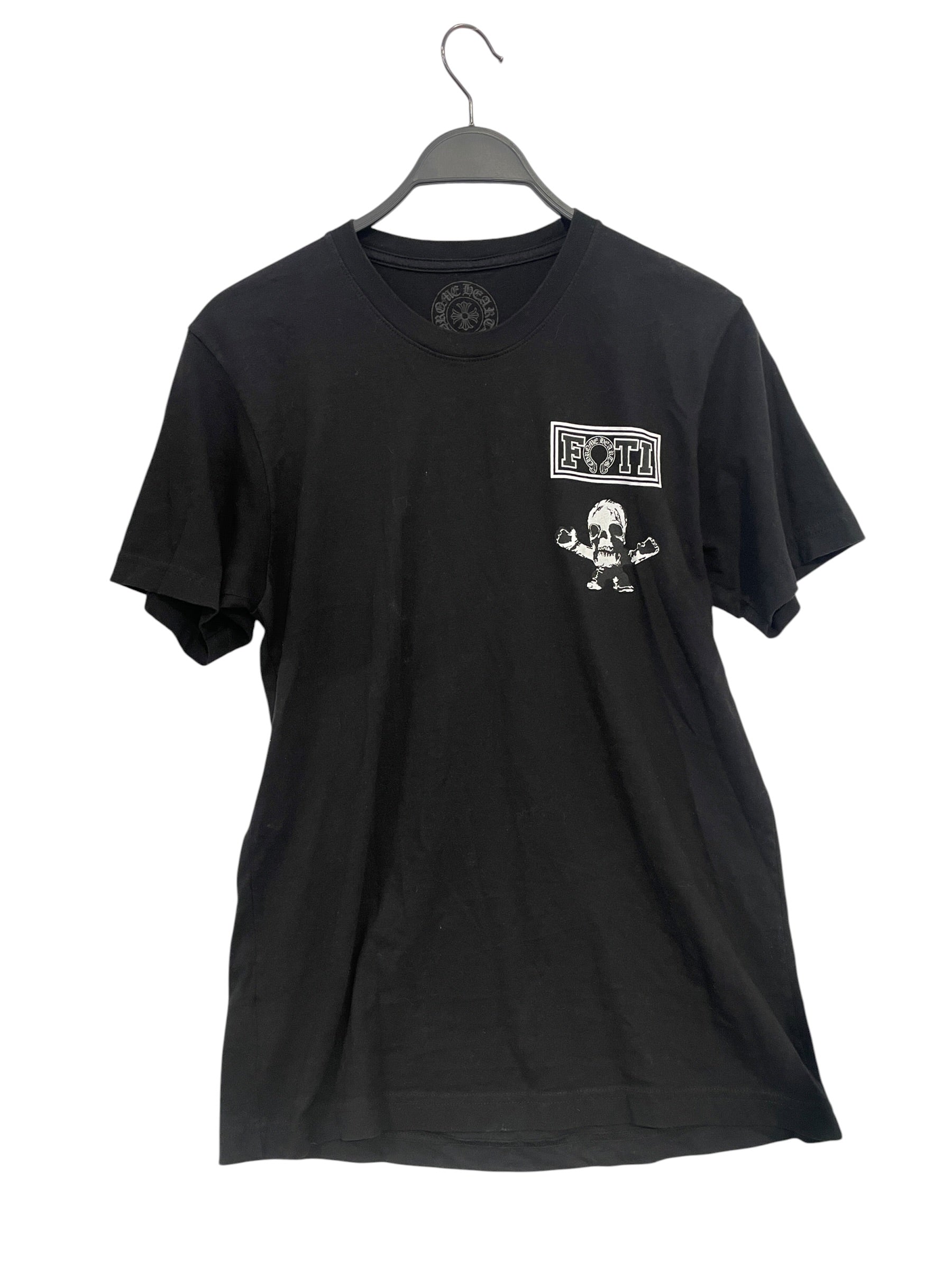 CHROME HEARTS/T-Shirt/M/Cotton/BLK/FOTI MULTICOLOR SKULLS BACK view 1