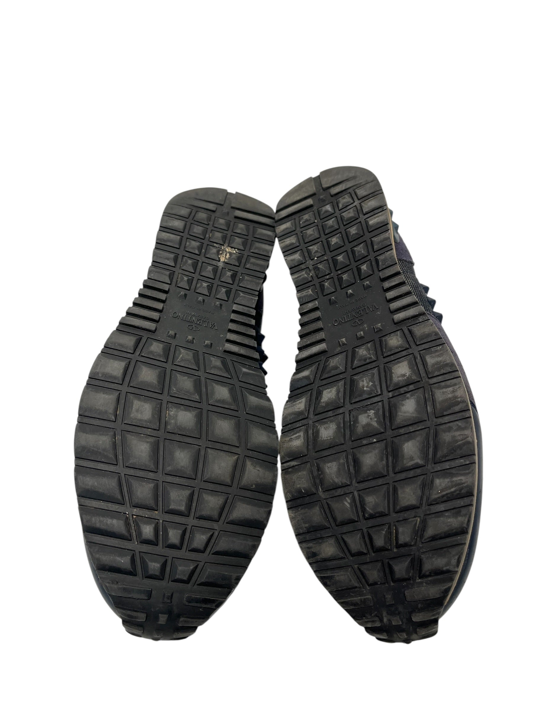VALENTINO GARAVANI/Low-Sneakers/EU 40/Cotton/BLU/SPIKES view 4