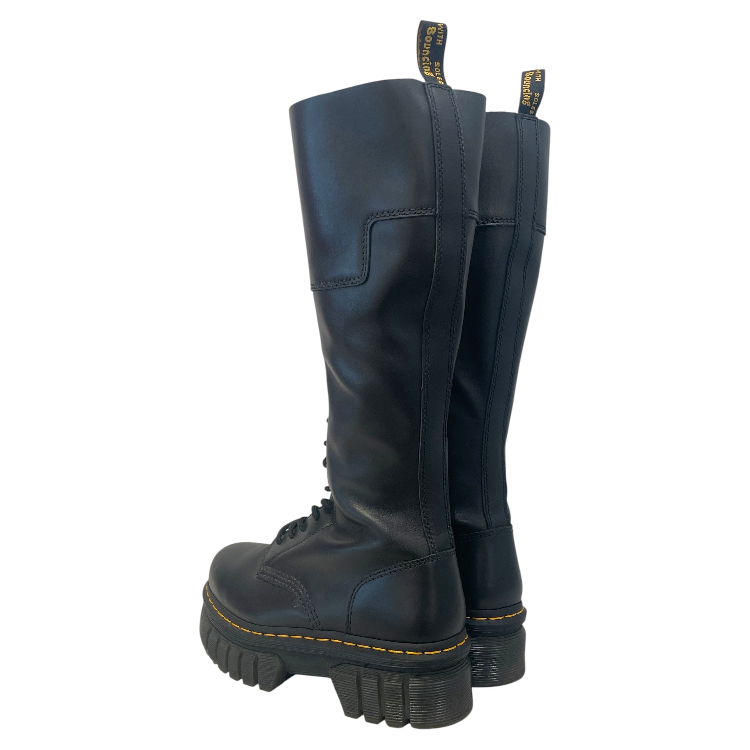 Dr.Martens/Long Boots/US 9/Leather/BLK/Audrick Knee-High Platform view 2