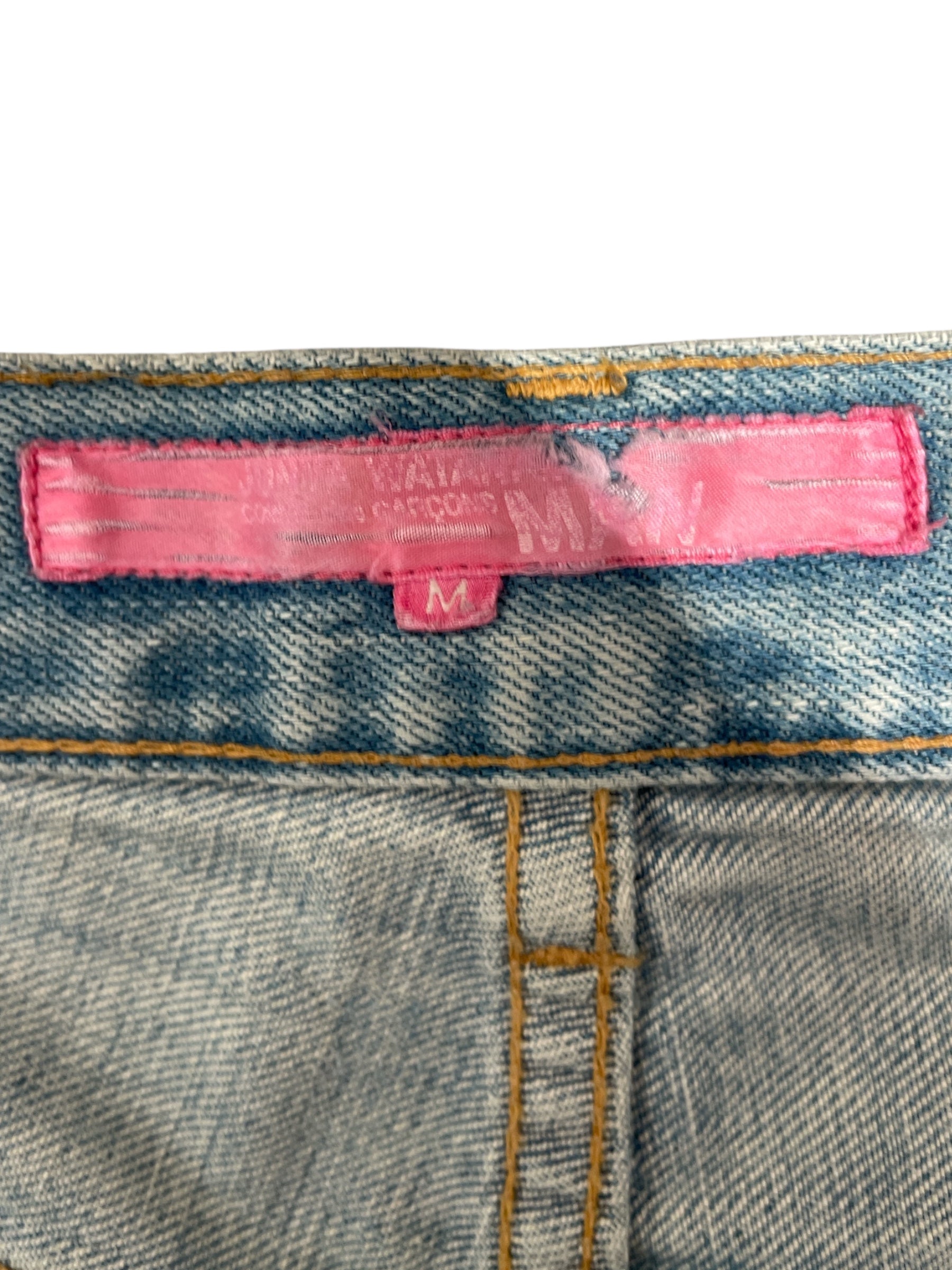 JUNYA WATANABE COMME des GARCONS MAN/Pants/M/Cotton/BLU/Distressed Denim/UN-P019 view 3