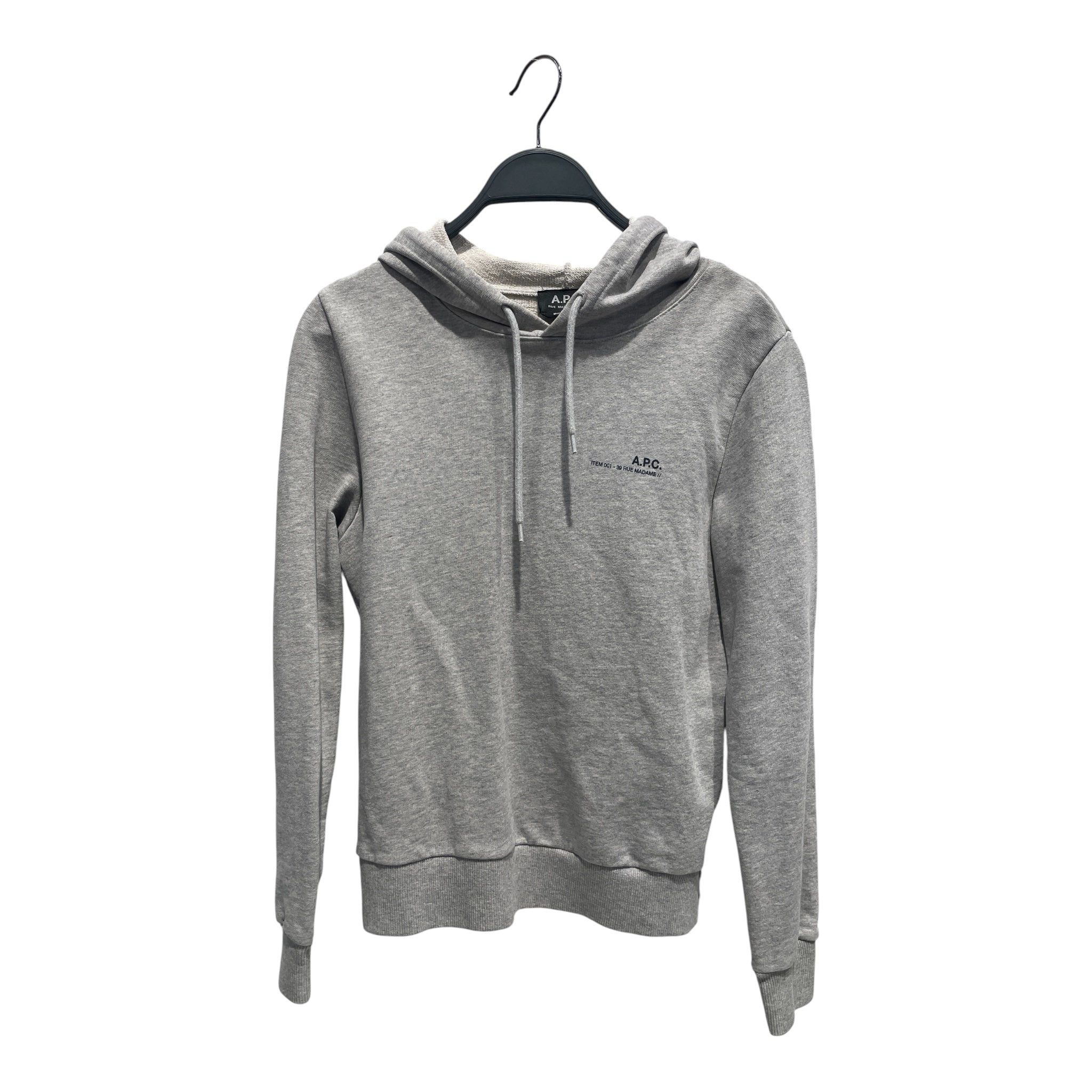 A.P.C./Hoodie/XS/Cotton/GRY/Grey Rue Madame Hoodie view 1