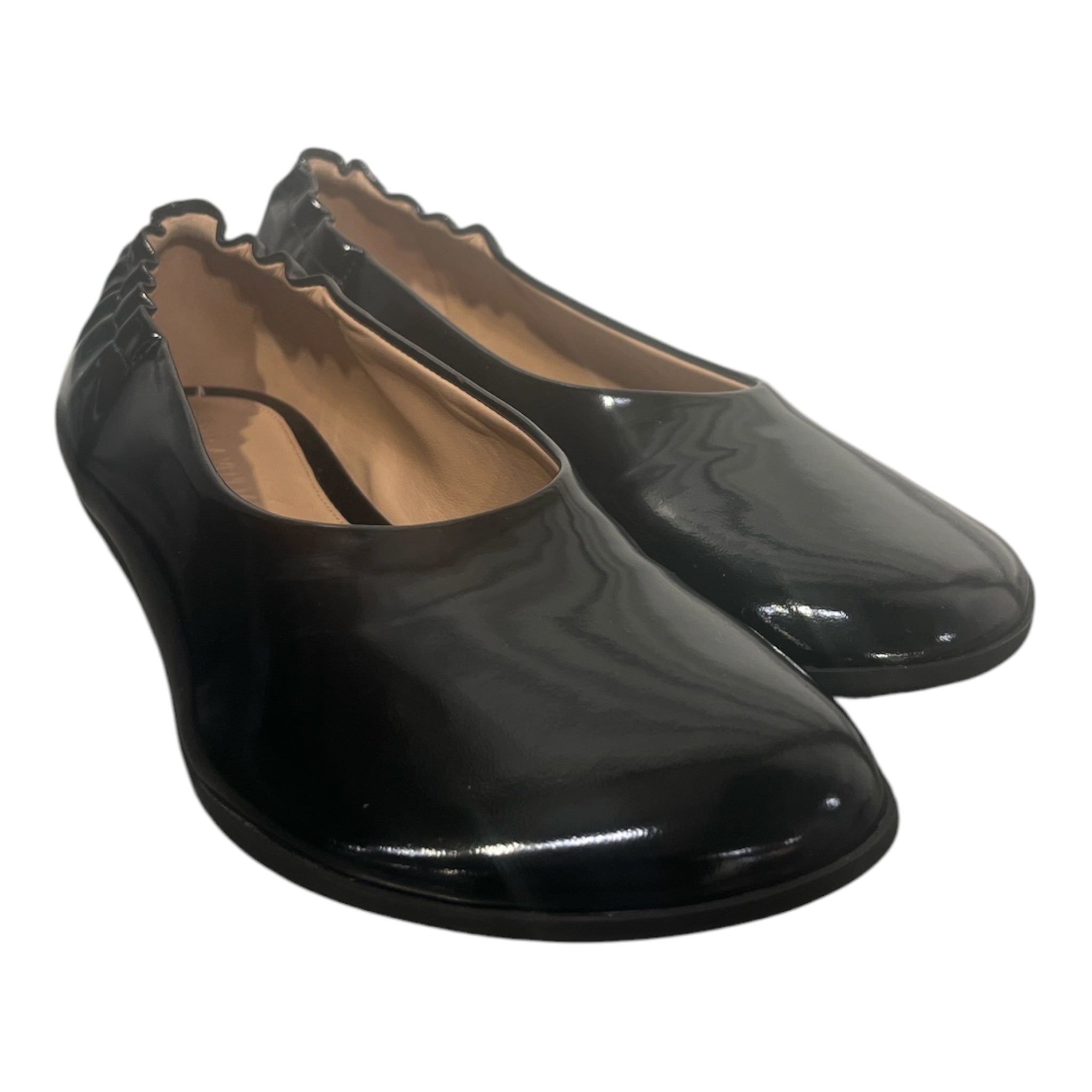 BOTTEGA VENETA/Flat Shoes/EU 37/Leather/BLK/BALLET FLATS view 1