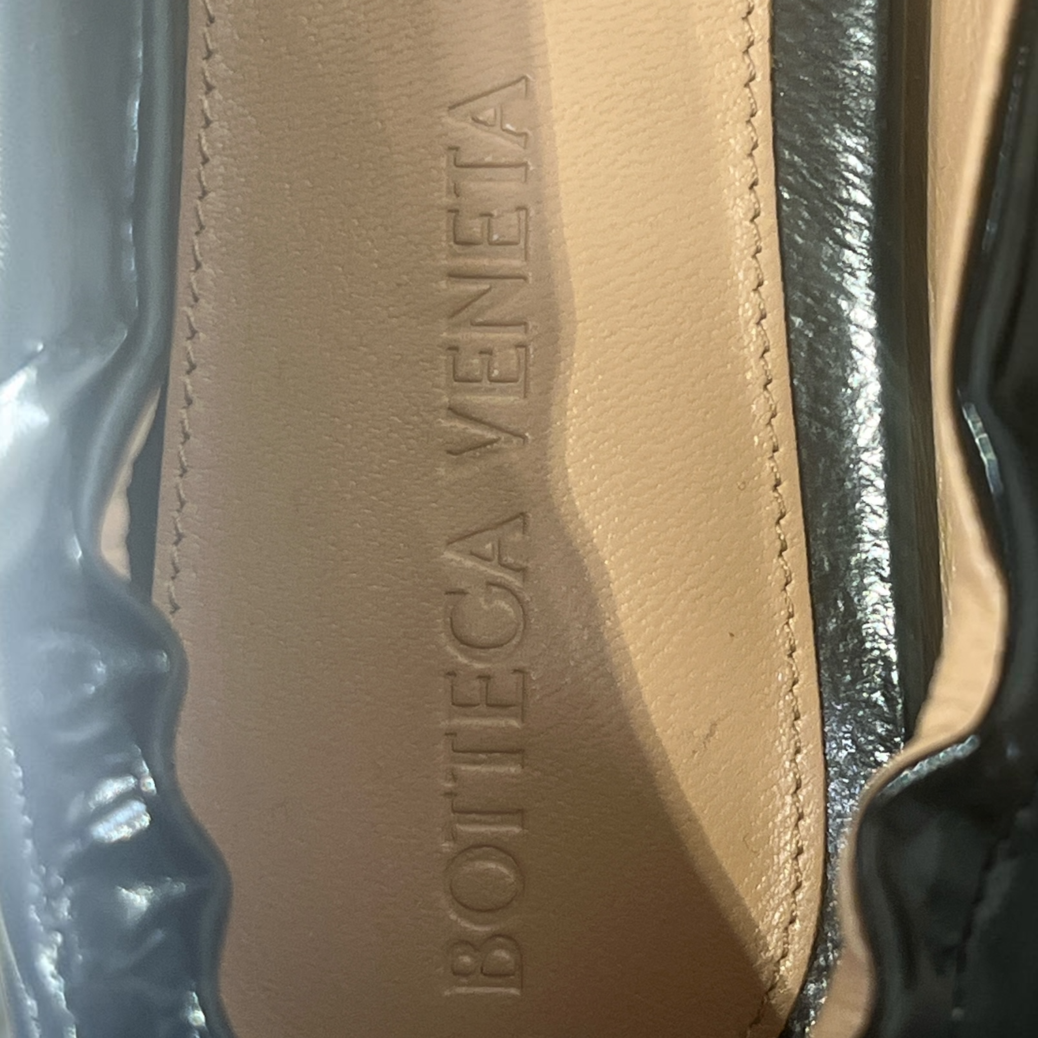 BOTTEGA VENETA/Flat Shoes/EU 37/Leather/BLK/BALLET FLATS view 3