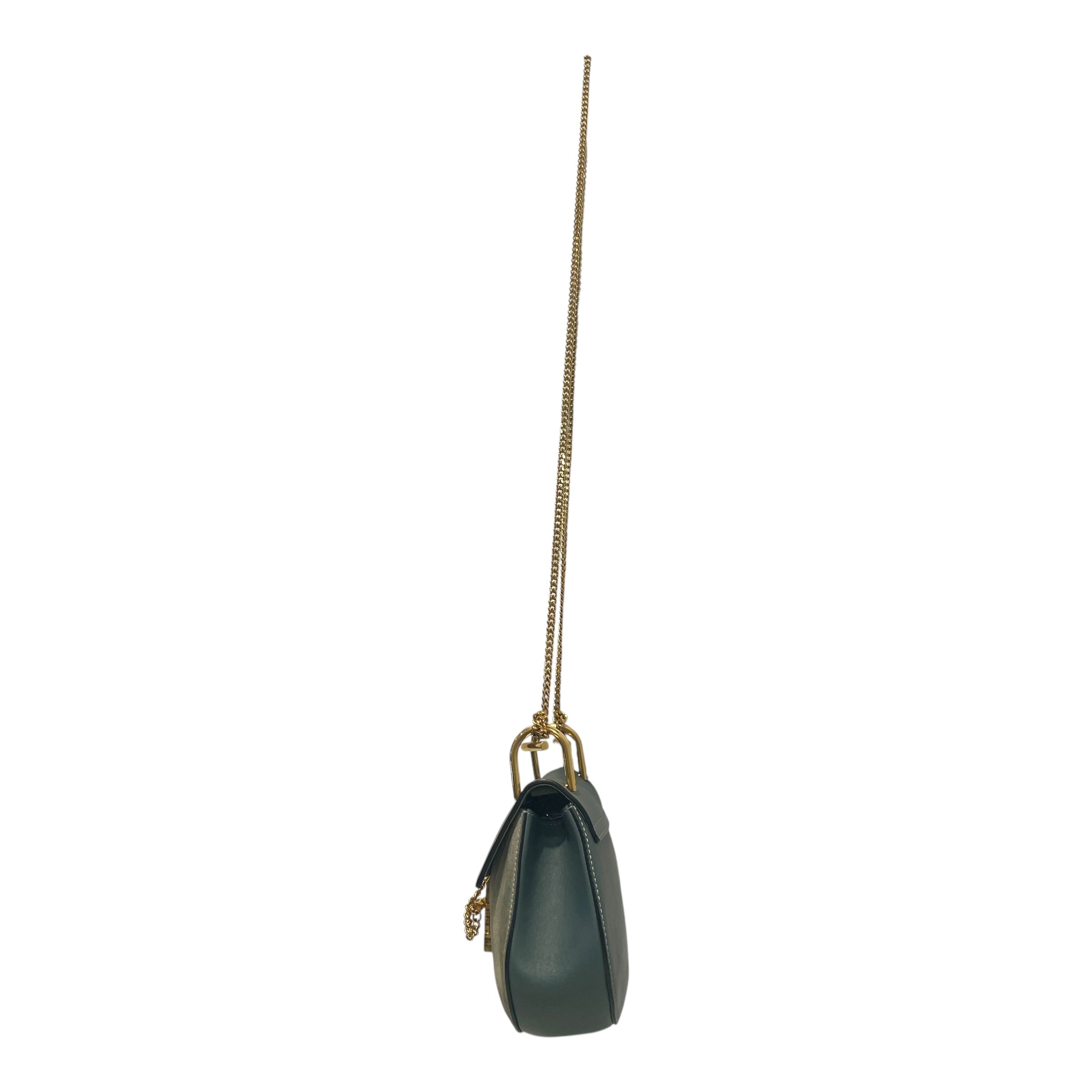 Chloe/Cross Body Bag/Suede/BLU/Drew Crossbody Bag view 3