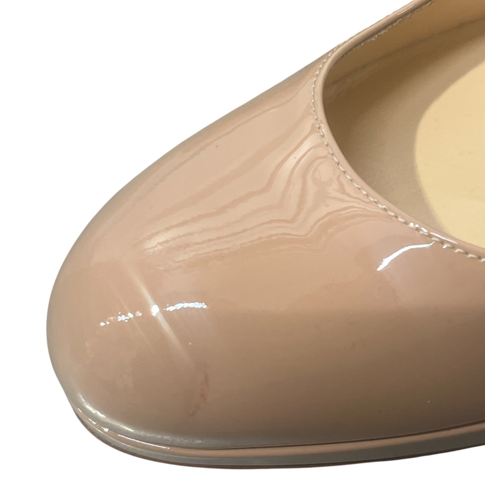 Christian Louboutin/Heels/EU 38.5/Leather/BEG/ view 3