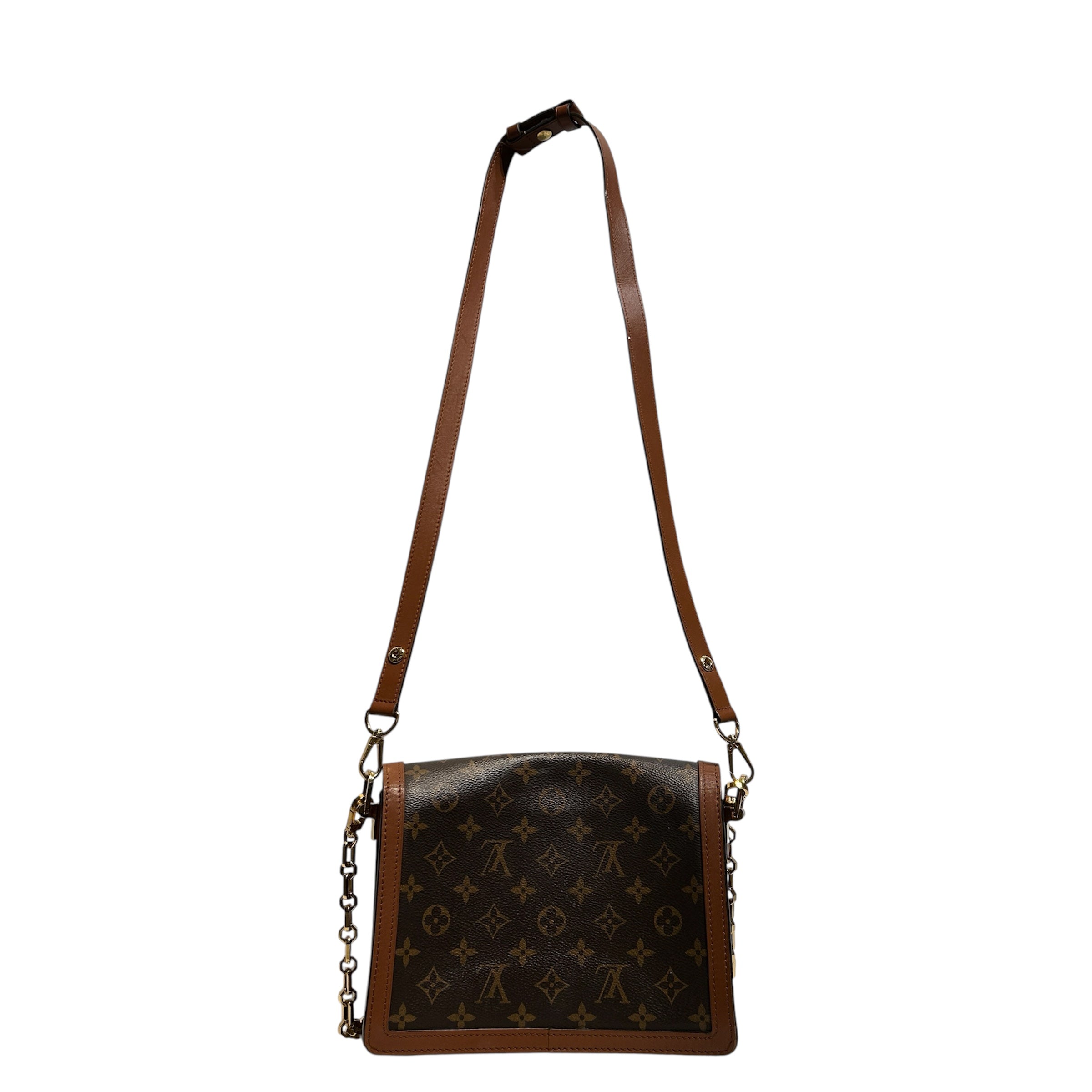 LOUIS VUITTON/Bag/Monogram/Leather/BRW/Monogram Dauphine view 2