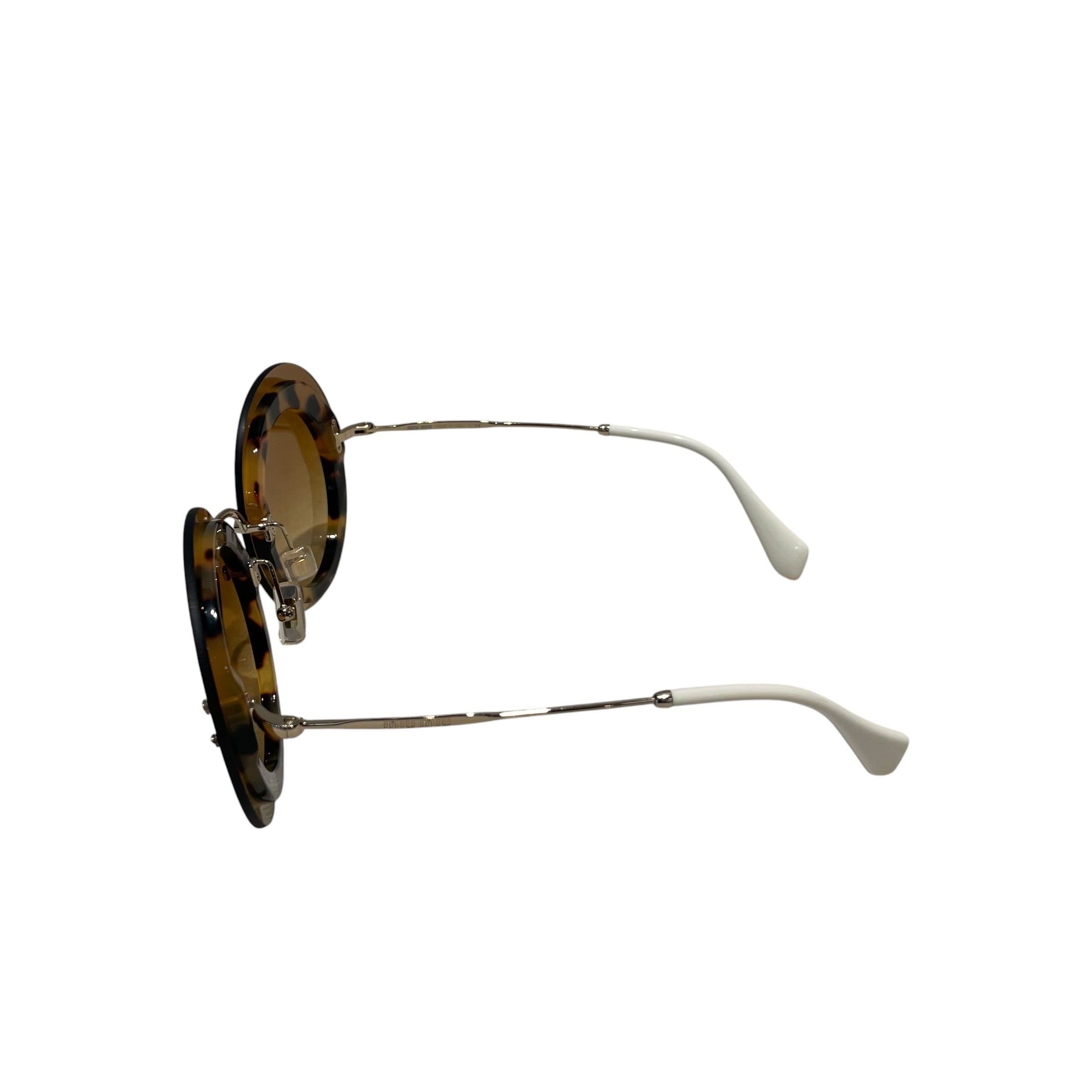 MIU MIU/Sunglasses/Animal Pattern/Metal/BRW/MU59US view 2