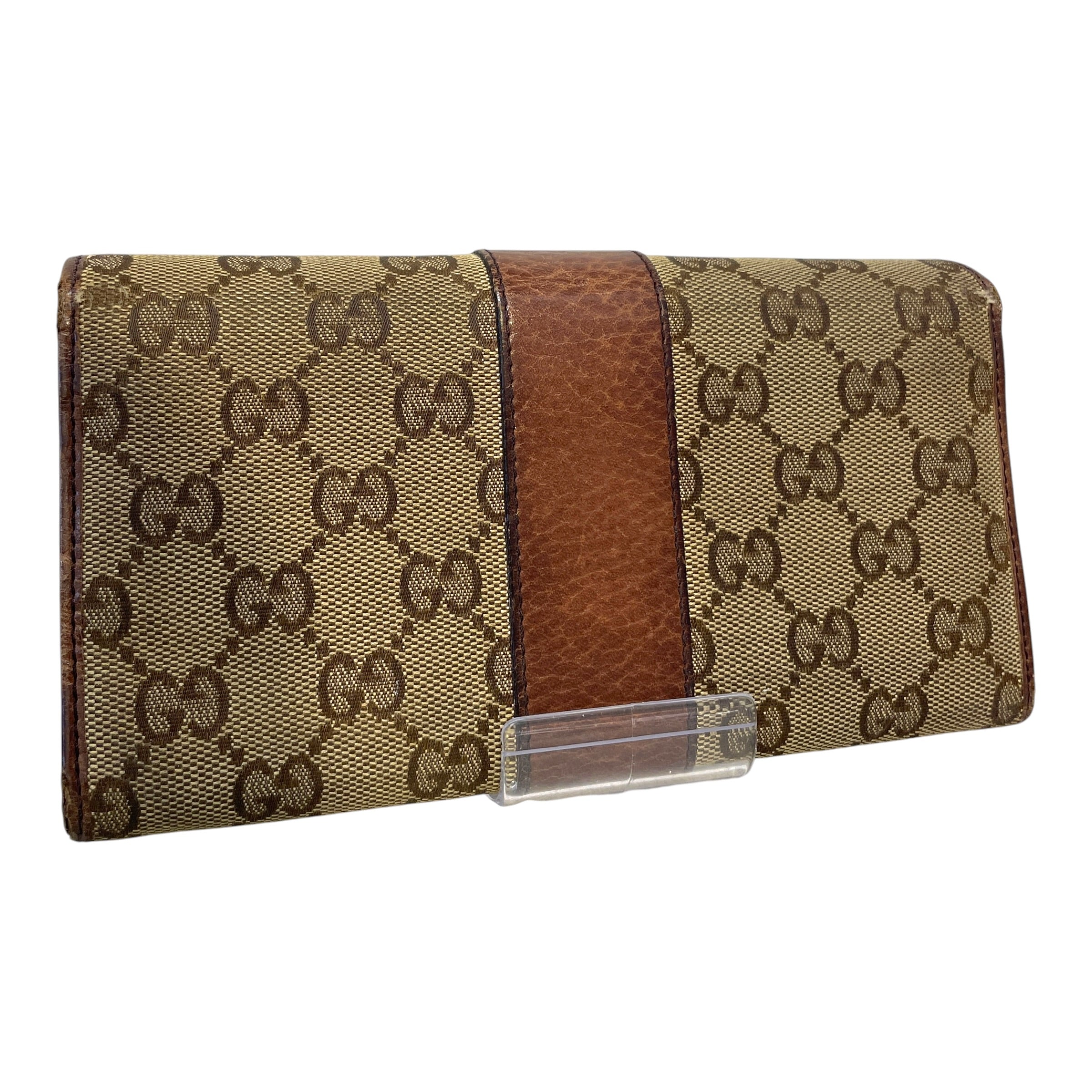 GUCCI/Long Wallet/Monogram/Cotton/BRW/GG Continental Wallet view 2
