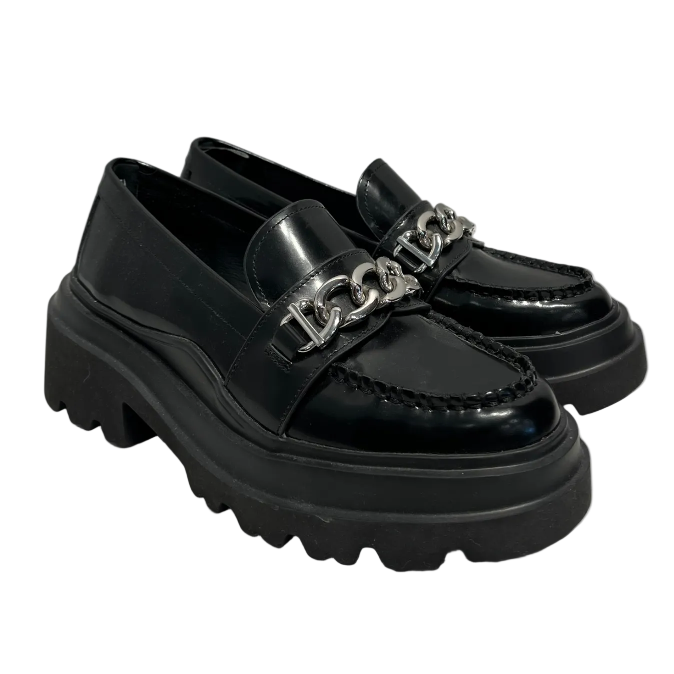G.H.Bass&Co./Loafers/US 8.5/Leather/BLK/ view 1