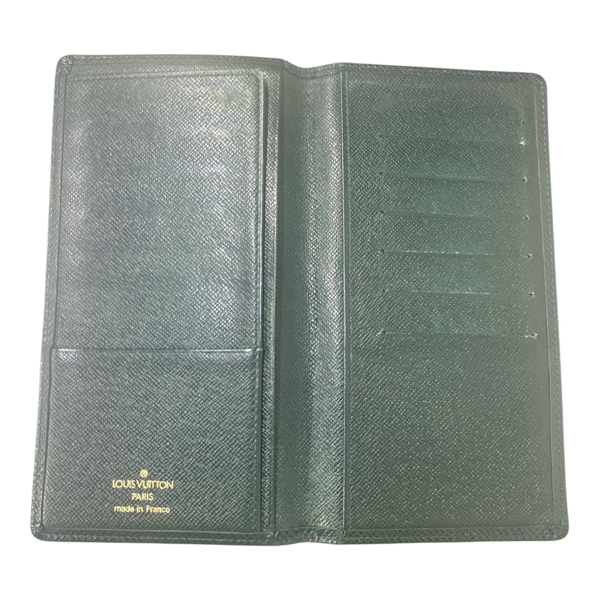 LOUIS VUITTON/Long Wallet/Leather/GRN/TAIGA BIFOLD LONG WALLET view 3