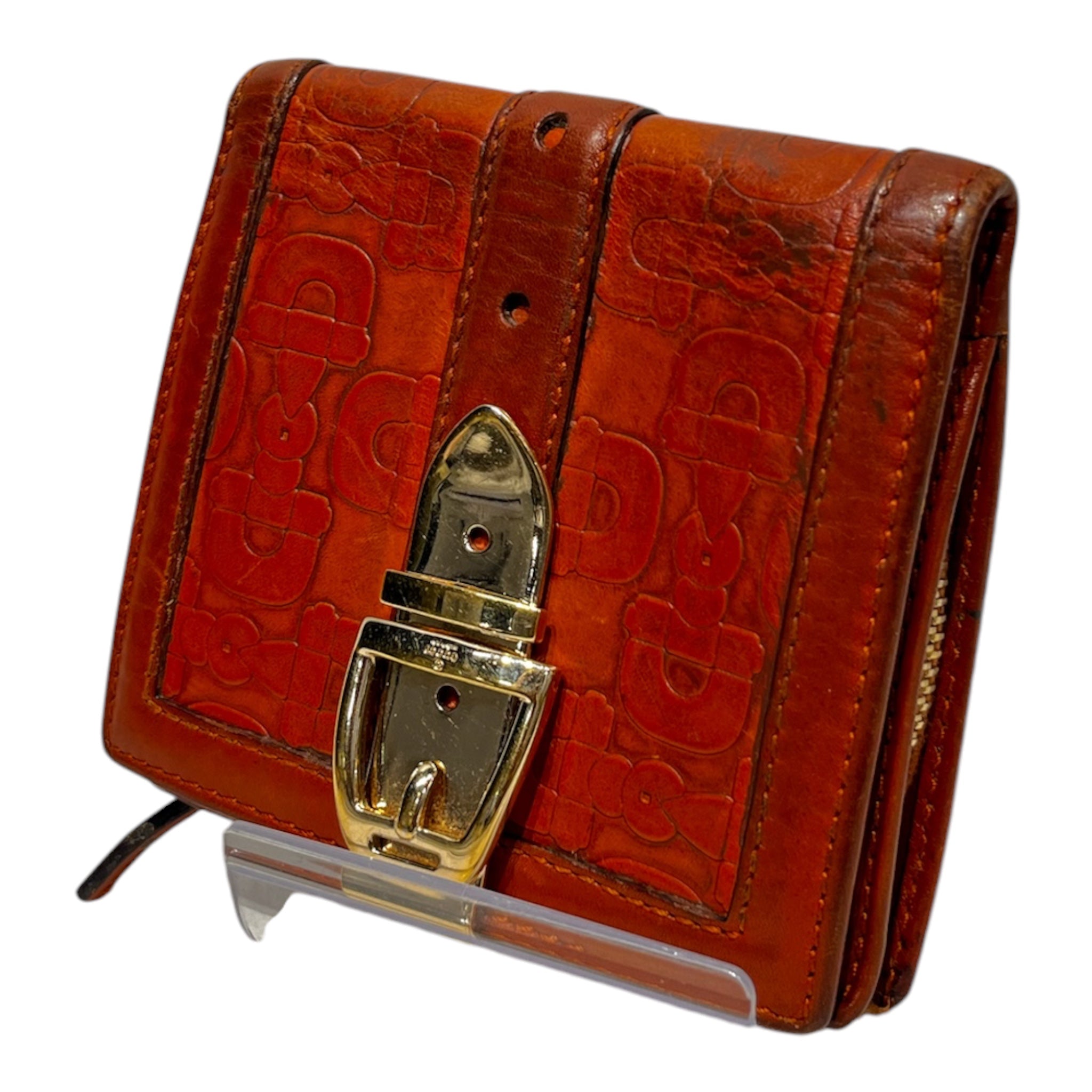 GUCCI/Bifold Wallet/All Over Print/Leather/CML/Buckle view 1