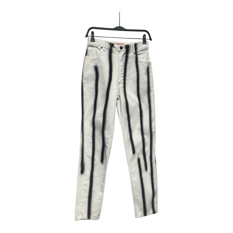 ECKHAUS LATTA/Bottoms/26/Stripe/Denim/WHT/white w/blk stripe